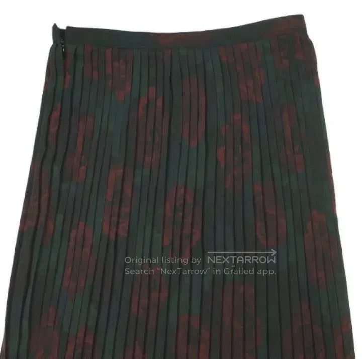 Dries Van Noten Dries Van Noten Floral Pleated Midi Skirt Size 33" - 6 Thumbnail