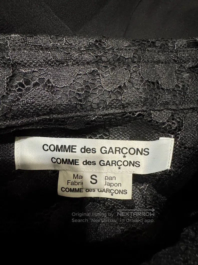 Comme des Garcons Comme Des Garcons Lace Bow Tie Cutout Shirt Size S / US 4 / IT 40 - 3 Thumbnail