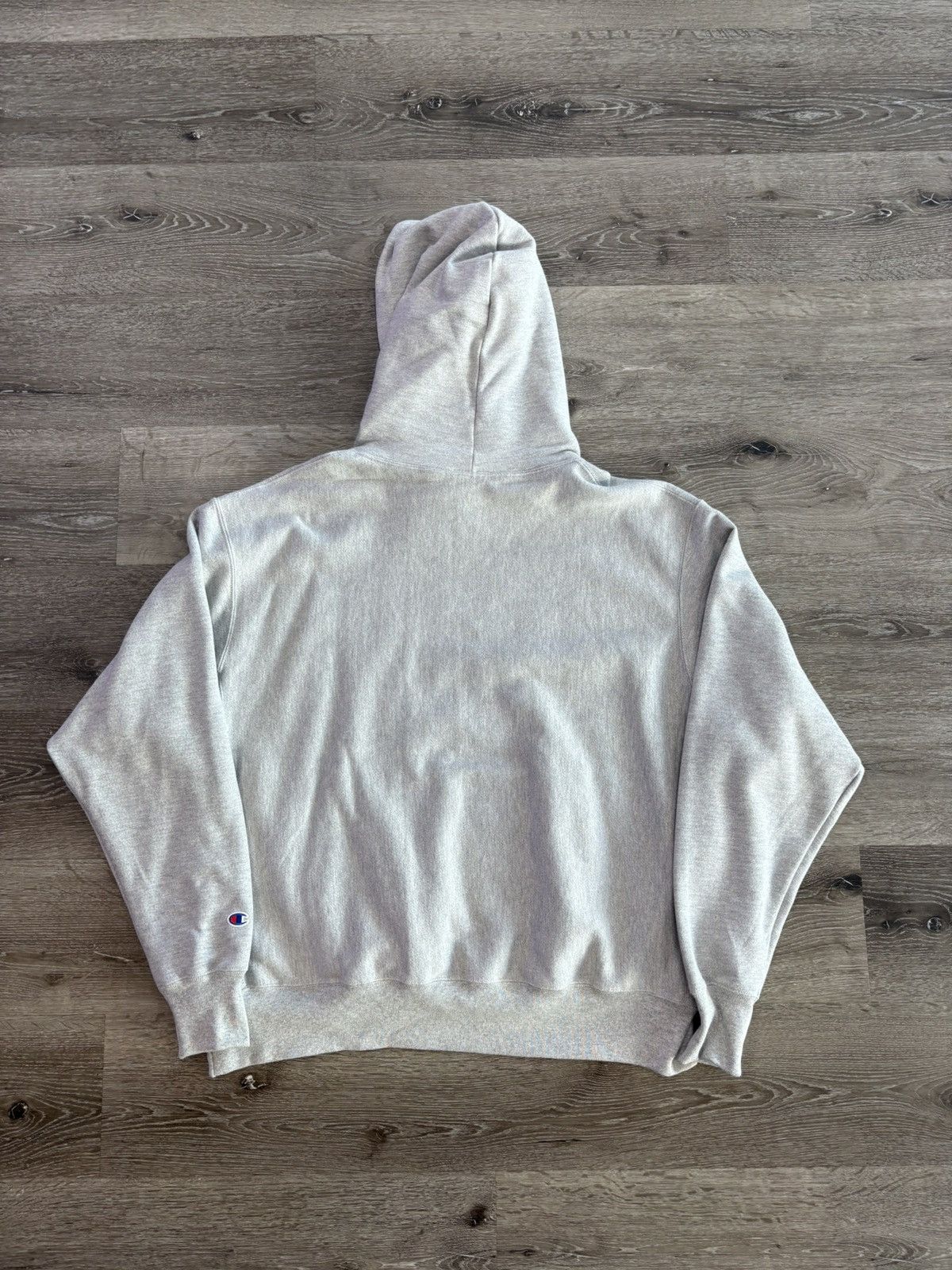 Champion × Supreme Supreme x Champion Hooded Sweatshirt (SS25) (Heather Grey) Size US XL / EU 56 / 4 - 2 Thumbnail
