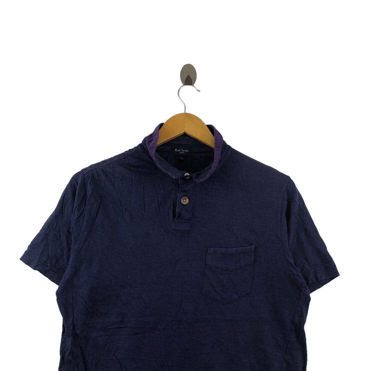Paul Smith PAUL SMITH LONDON Jeans Collection Striped Polo Tee Shirt Size L / US 10 / IT 46 - 3 Thumbnail