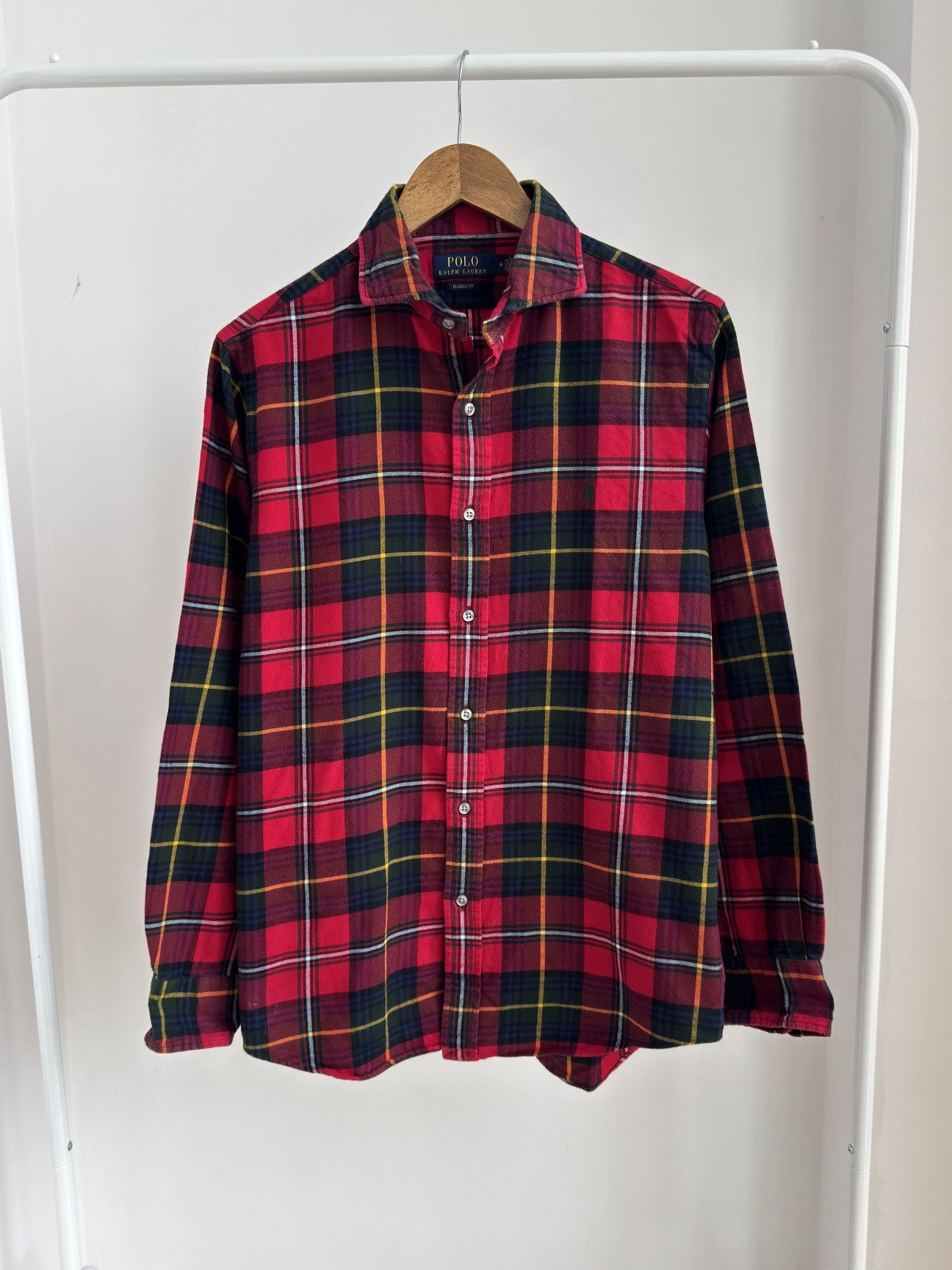 Polo Ralph Lauren Polo Ralph Lauren Plaid Checked Button Up Luxury Shirt Men Size US M / EU 48-50 / 2 - 1 Thumbnail