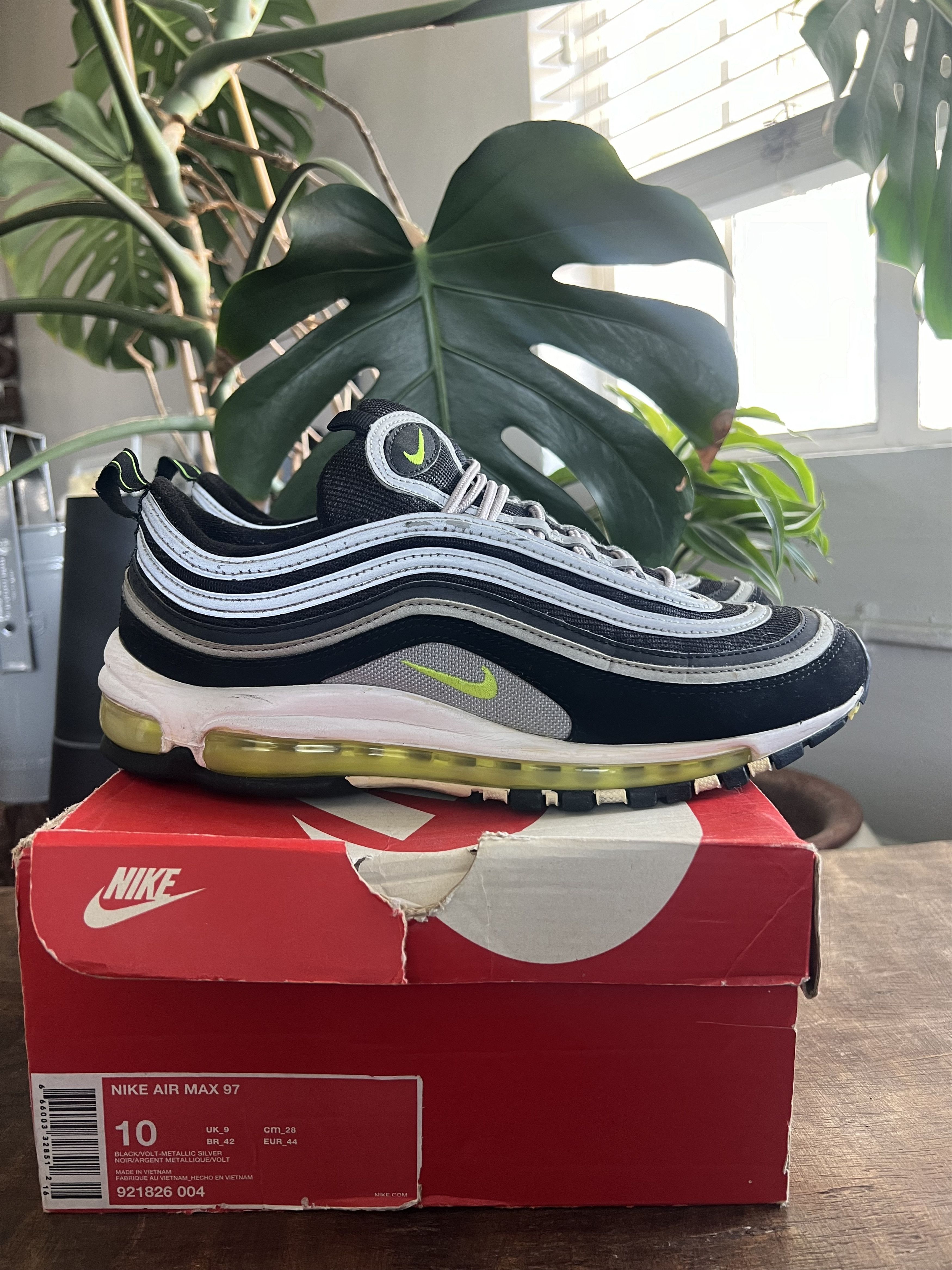 Nike Air Max 97 OG QS 'Neon' Size US 10 / EU 43 - 5 Thumbnail