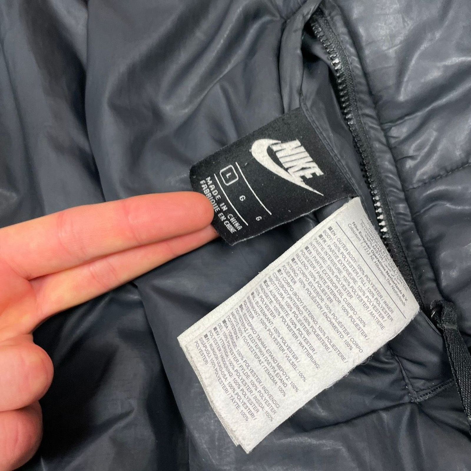 Nike Nike Sportswear Women Synthetic Fill Reversible Jacket Large Size L / US 10 / IT 46 - 9 Thumbnail