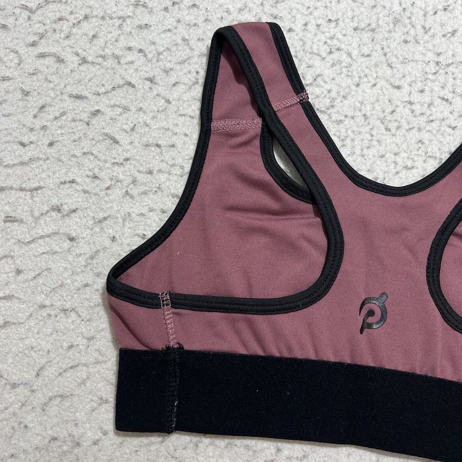 Other Peloton Racerback Sports Bra Mauve Stretch Logo Sportswear Size ONE SIZE - 8 Thumbnail