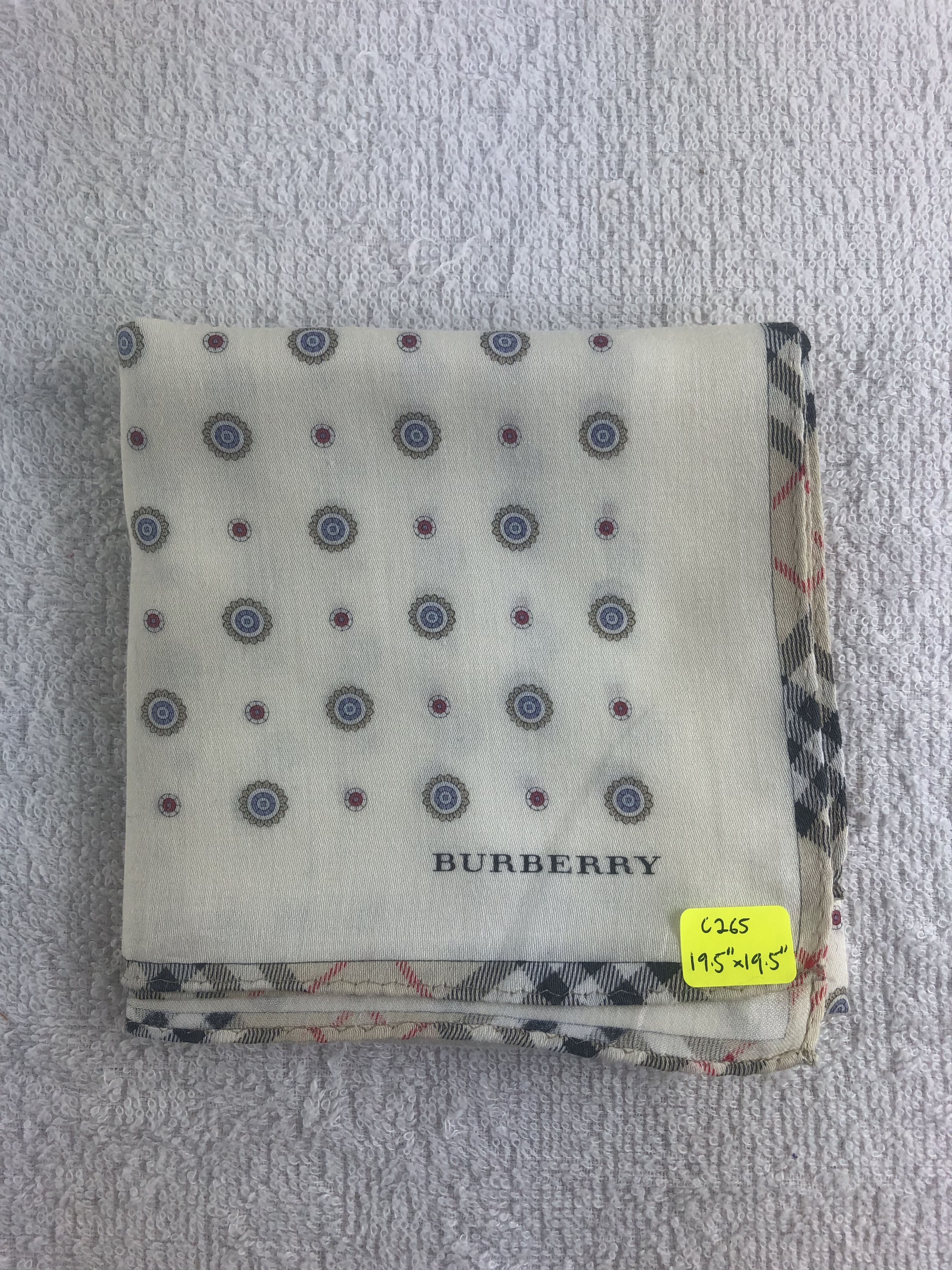 Burberry Burberry Handkerchief / Bandana / Neckerchief C265 Size ONE SIZE - 7 Thumbnail