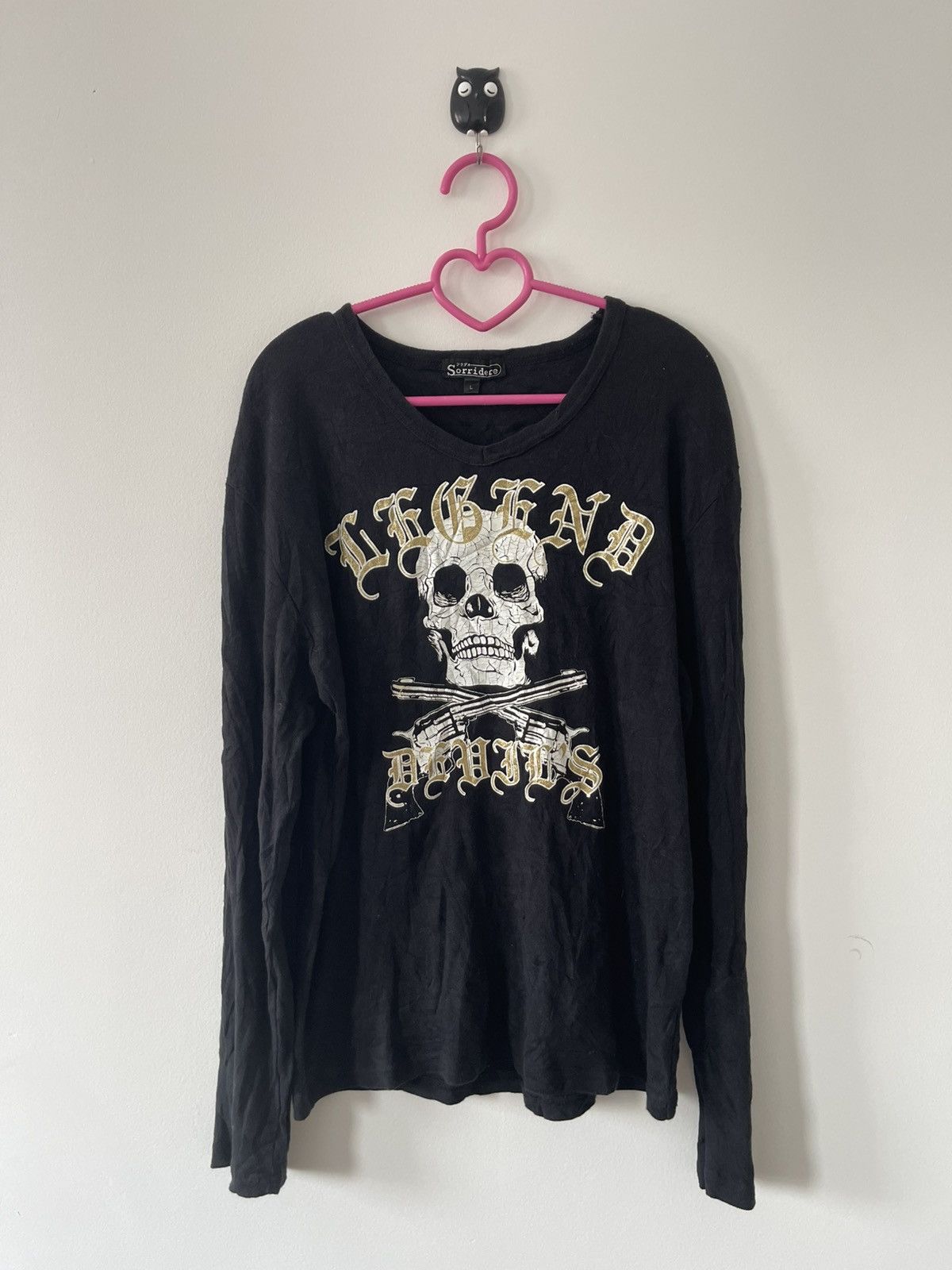 14th Addiction Rare Vintage SORRIDERE Skull Punk Lgb Hysteric ifsixwasnine Size US L / EU 52-54 / 3 - 1 Thumbnail