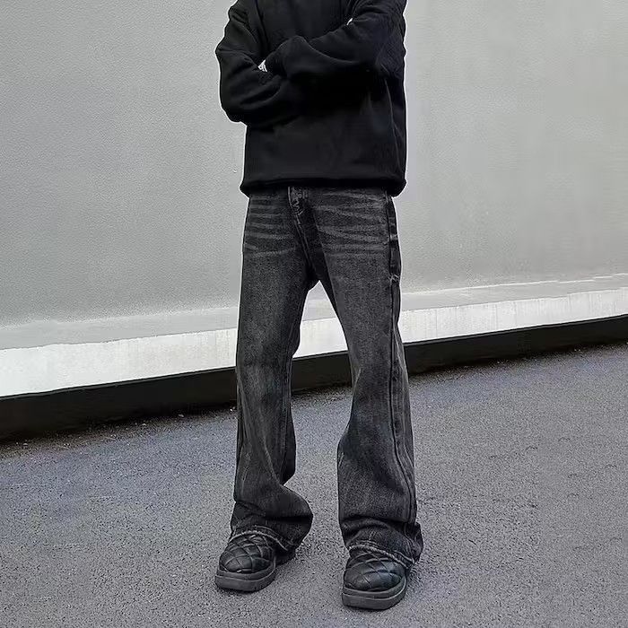 image of Black Opium Stacked Denim Jeans, Men's (Size 32)