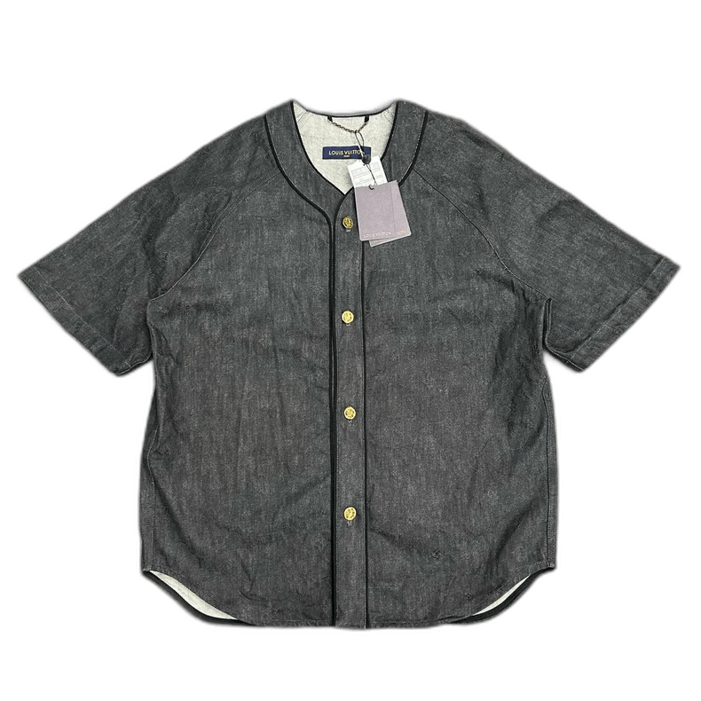 Louis Vuitton Louis Vuitton SS22 Denim Short Sleeve Cardigan-2506 Size US XL / EU 56 / 4 - 1 Thumbnail