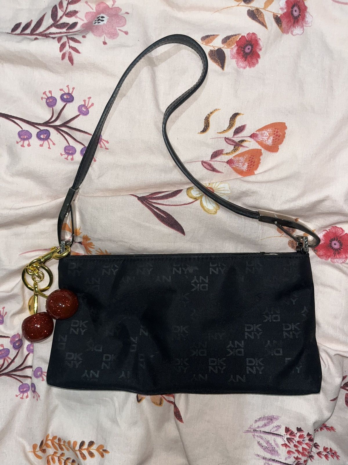 DKNY DKNY black monogram shoulder bag Size ONE SIZE - 3 Thumbnail
