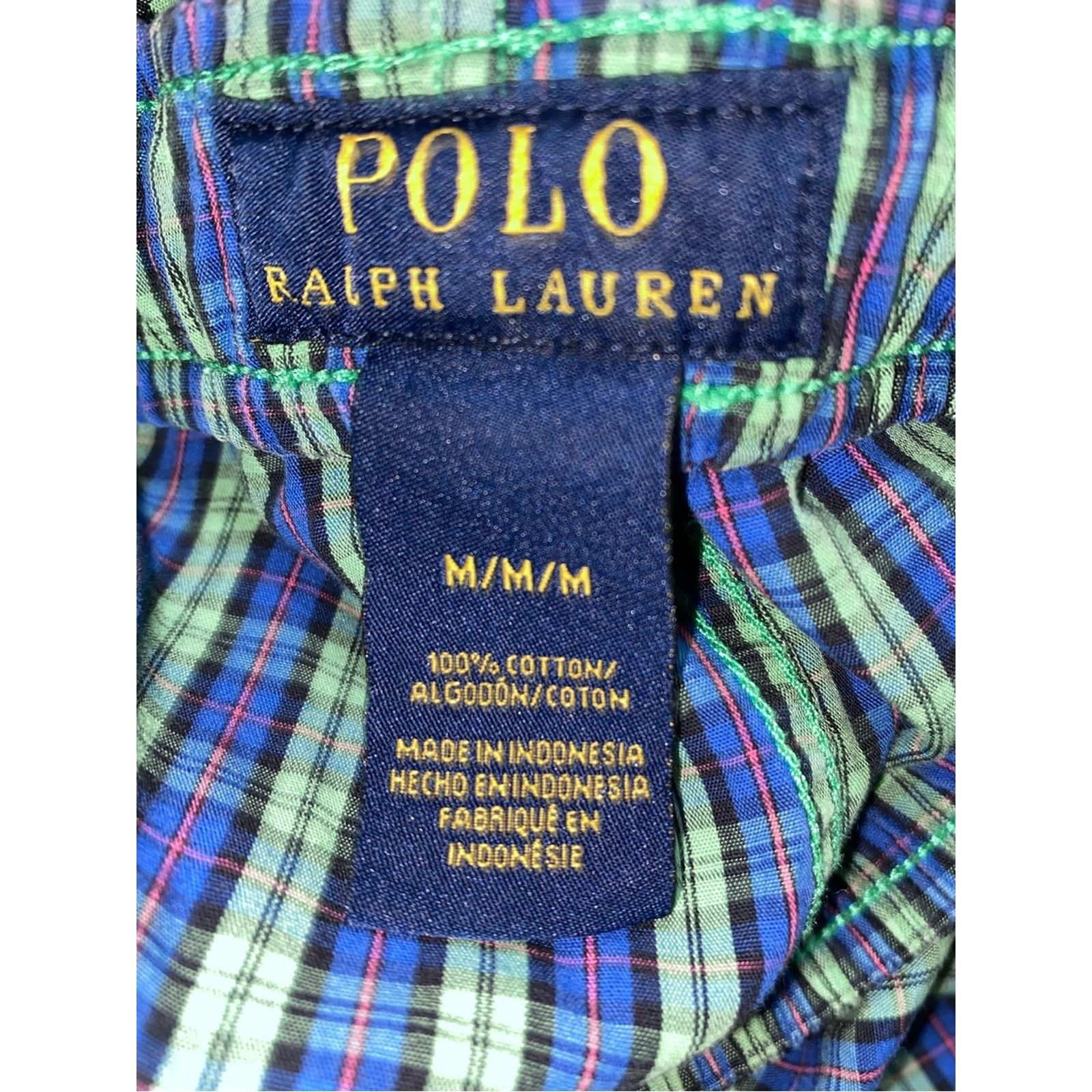 Polo Ralph Lauren Polo Ralph Lauren $48 Plaid Woven Cotton Pajama Pant Med Size ONE SIZE - 7 Thumbnail