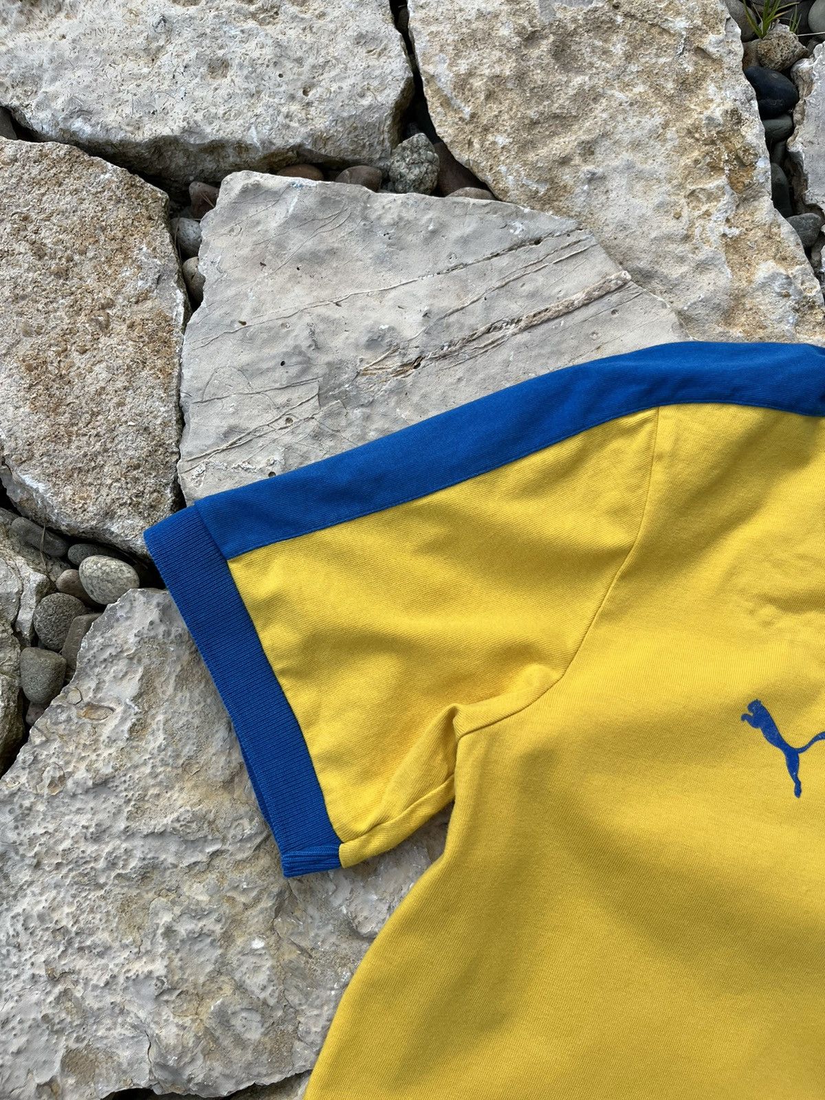 Puma × Vintage Vintage Puma Sweden Sverige y2k polo tee soccer jersey rare Size US M / EU 48-50 / 2 - 10 Thumbnail