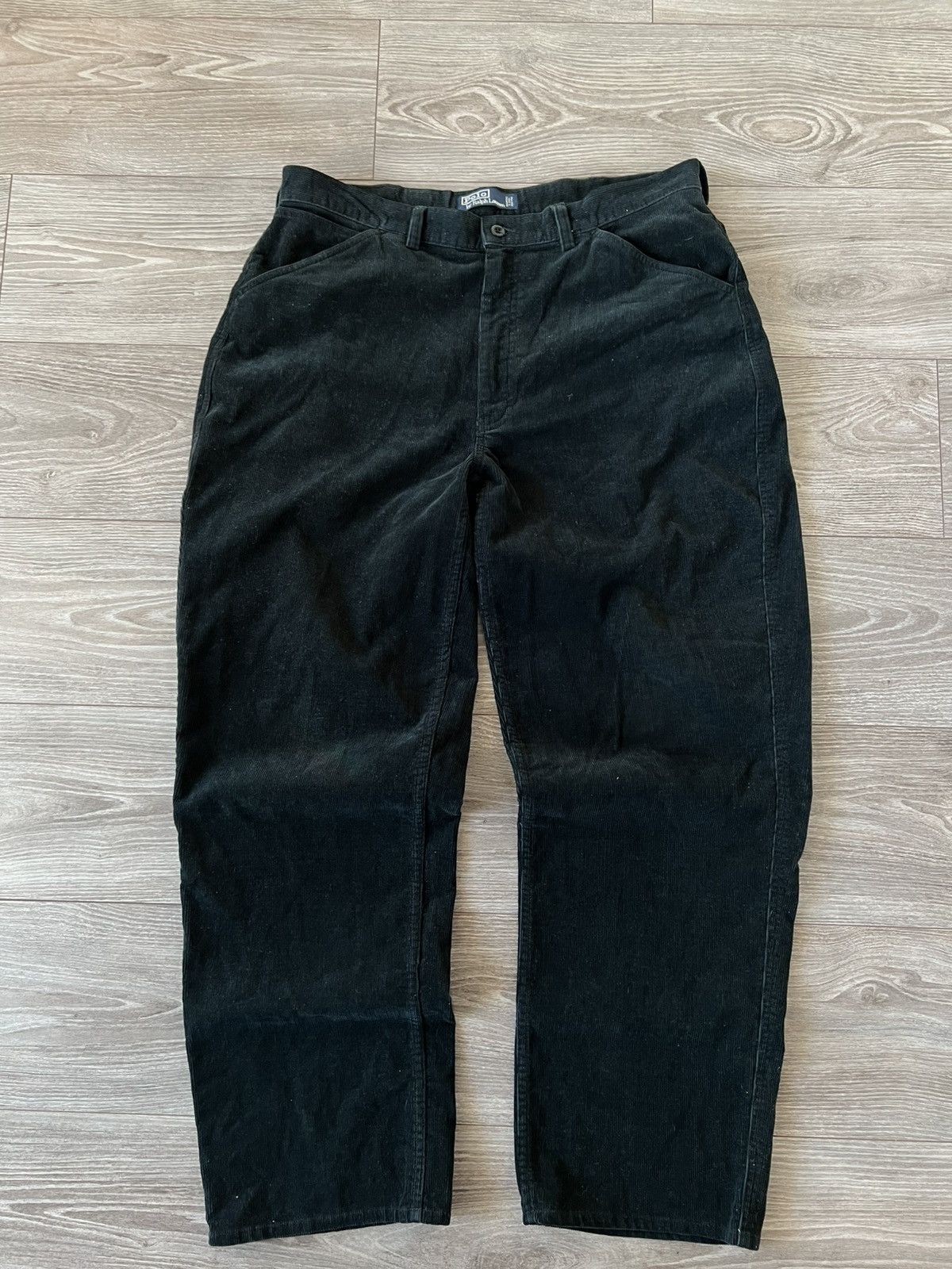 Polo Ralph Lauren × Ralph Lauren × Vintage ‼️Polo by Ralph Lauren Vintage Welur Teddy Casual Patch Pants Size US 36 / EU 52 - 2 Thumbnail