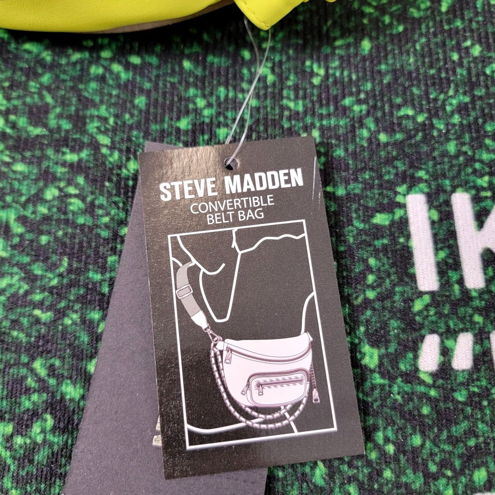 Steve Madden Steve Madden Blively Belt Bag Crossbody Fanny Pack Yellow New Size ONE SIZE - 5 Thumbnail