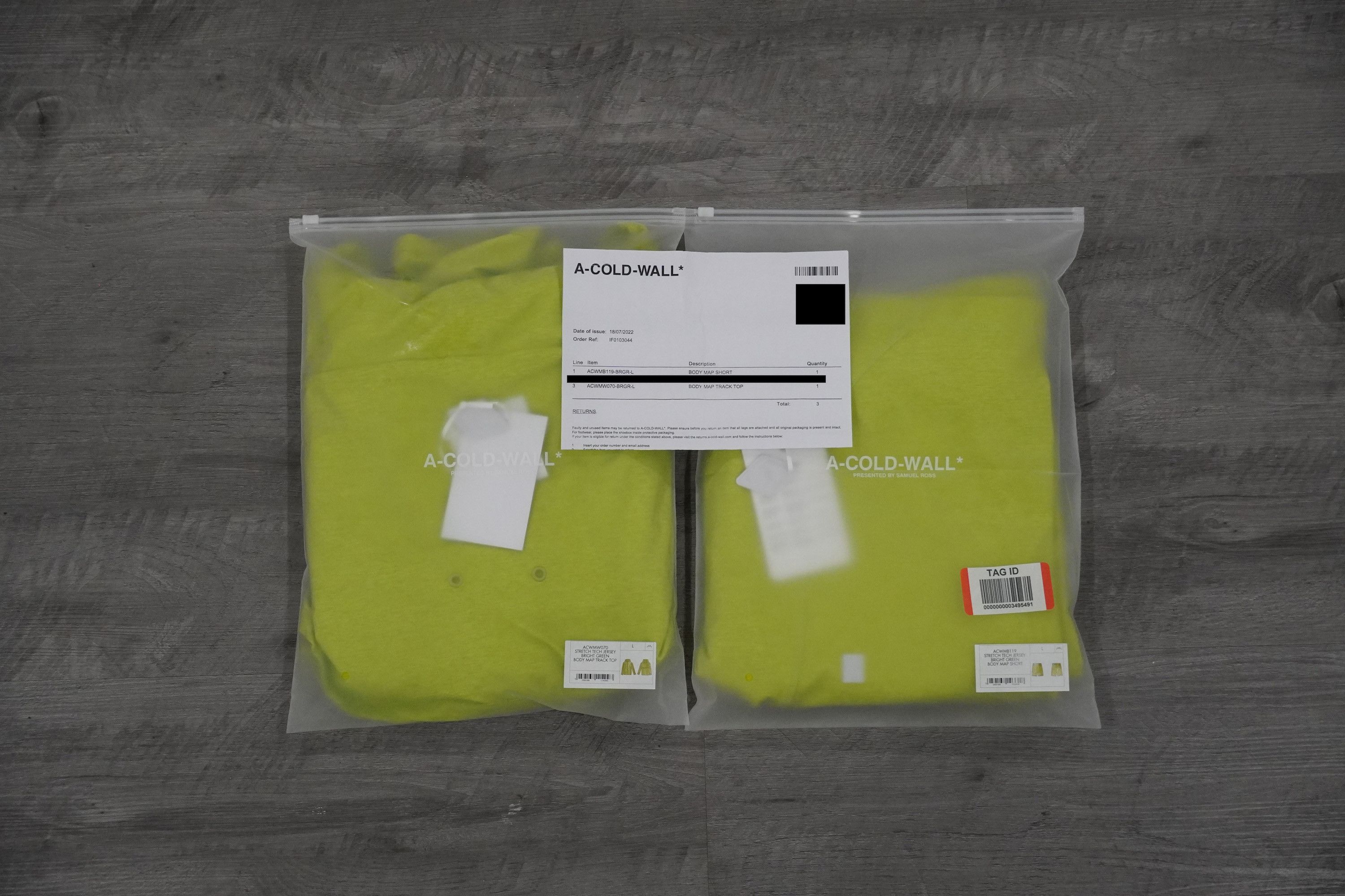 A-COLD-WALL* 3M Body Map Zip-Up Hoodie & Shorts Set (L) Size US L / EU 52-54 / 3 - 19 Thumbnail