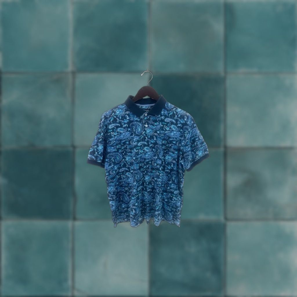 Chaps VINTAGE Chaps Ralph Lauren Polo Shirt Mens XL Short Sleeve Cotton Blue 00s Size US XL / EU 56 / 4 - 1 Thumbnail