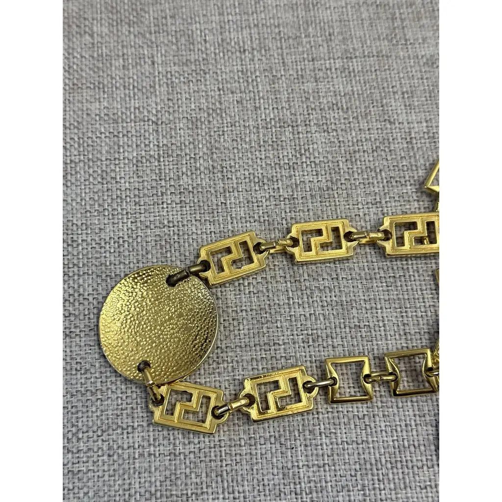 Other Vintage Gianni Versace Medusa Belt 1990s Gold Chain Belt Size ONE SIZE - 5 Thumbnail
