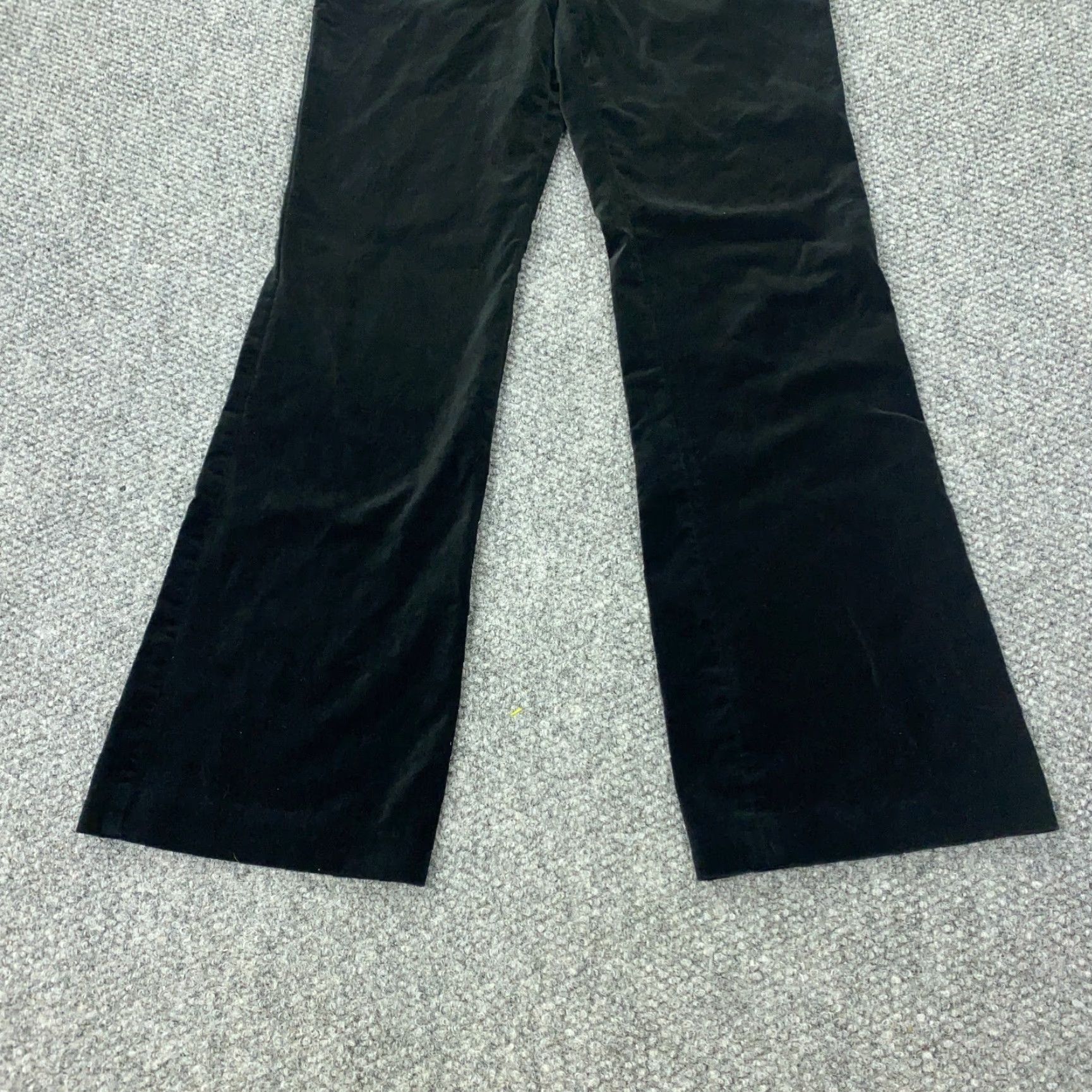 Vintage The Limited Drew Fit Pants Womens Size 6 Black Velour Bootcut Dress Trousers Size 32" / US 10 / IT 46 - 3 Thumbnail