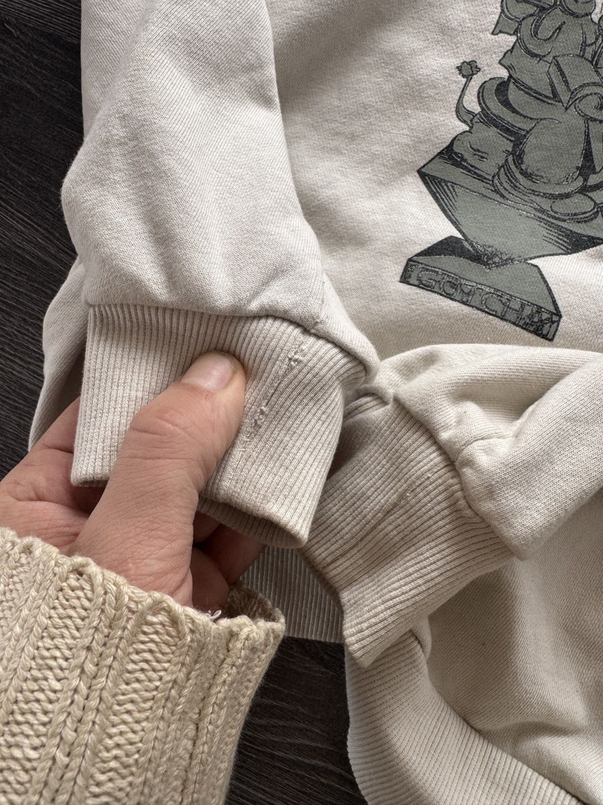 Gotcha Vintage Gotcha Surf Beige Hoodie Size US L / EU 52-54 / 3 - 7 Thumbnail