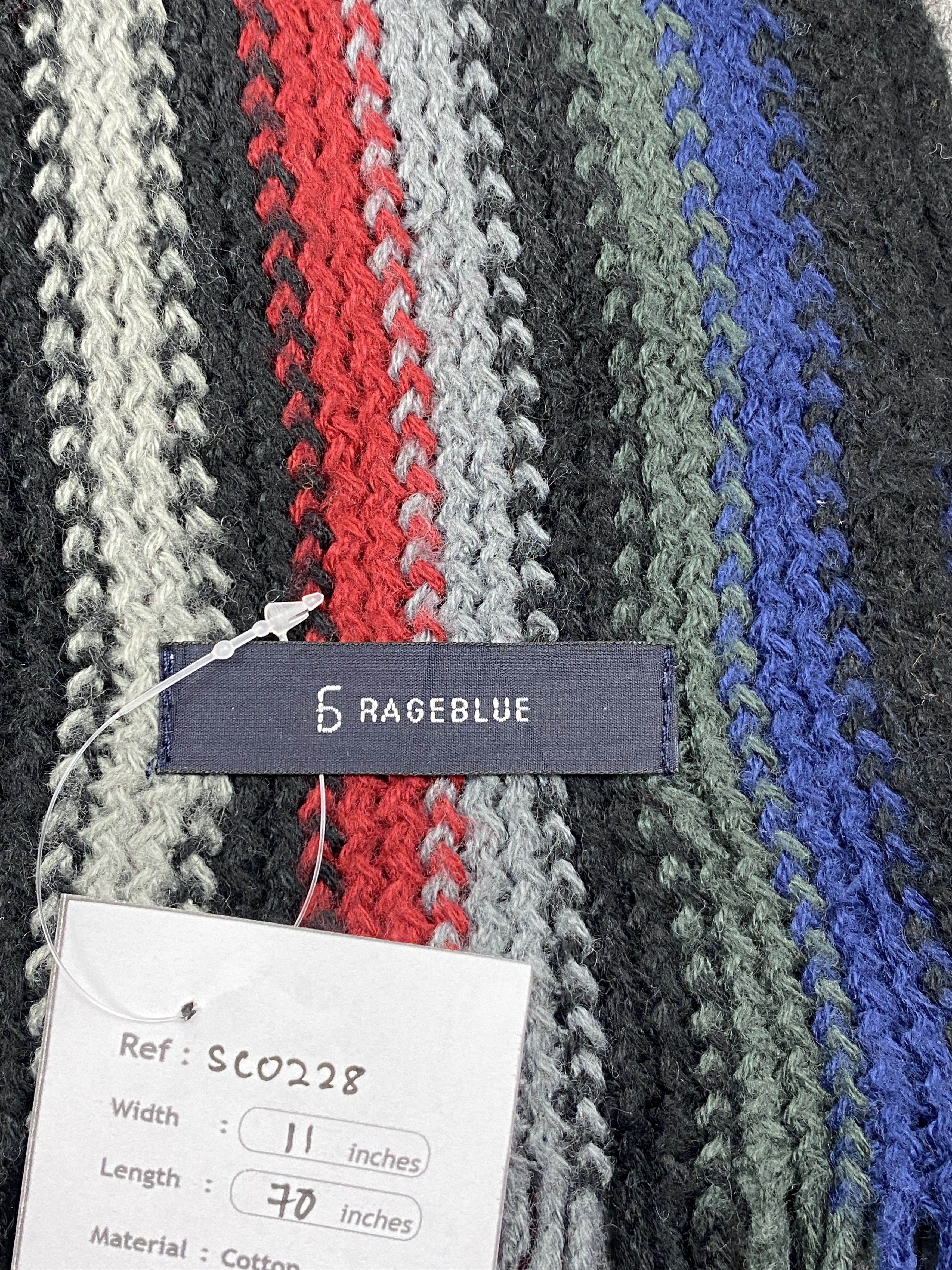 Japanese Brand Rageblue Scarf / Muffler / Neckwear SC0228 Size ONE SIZE - 7 Thumbnail