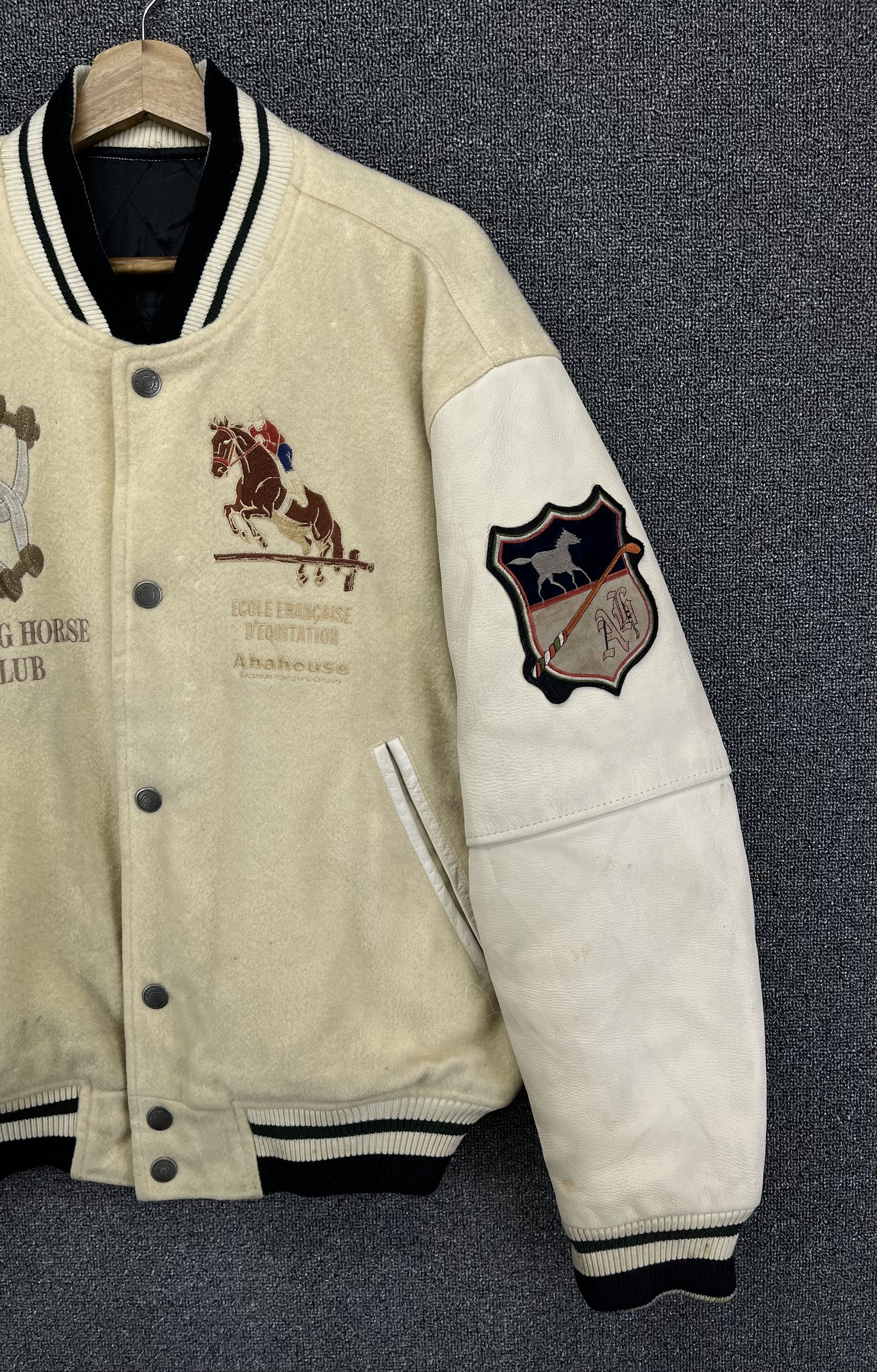 Japanese Brand Vintage Abahouse Rare Design Wool Varsity Jacket Size US M / EU 48-50 / 2 - 9 Thumbnail
