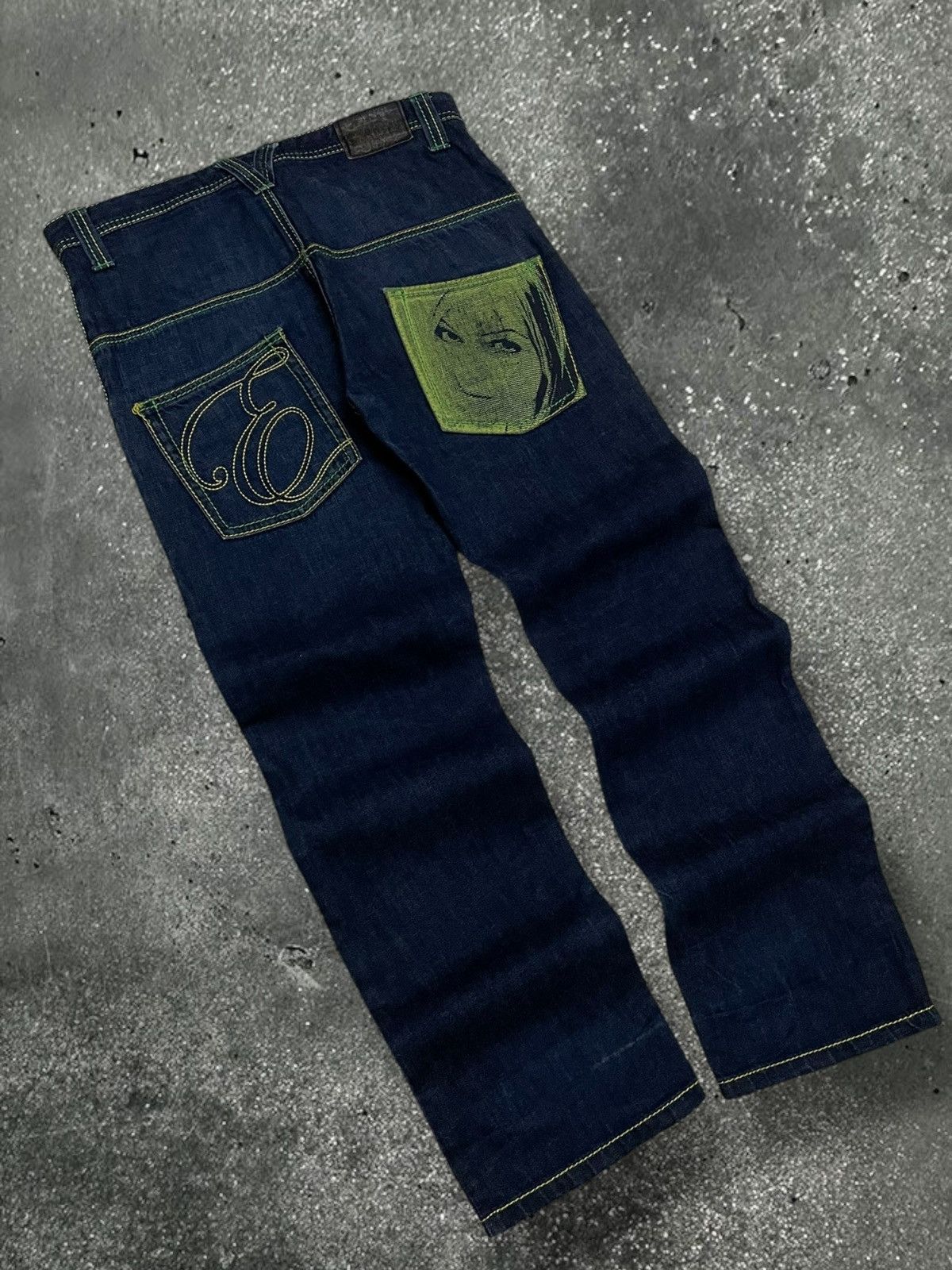 Hysteric Glamour Vintage 1990s Rare Japan Etbx Intermediate Cyberpunk Denim Size US 34 / EU 50 - 2 Thumbnail