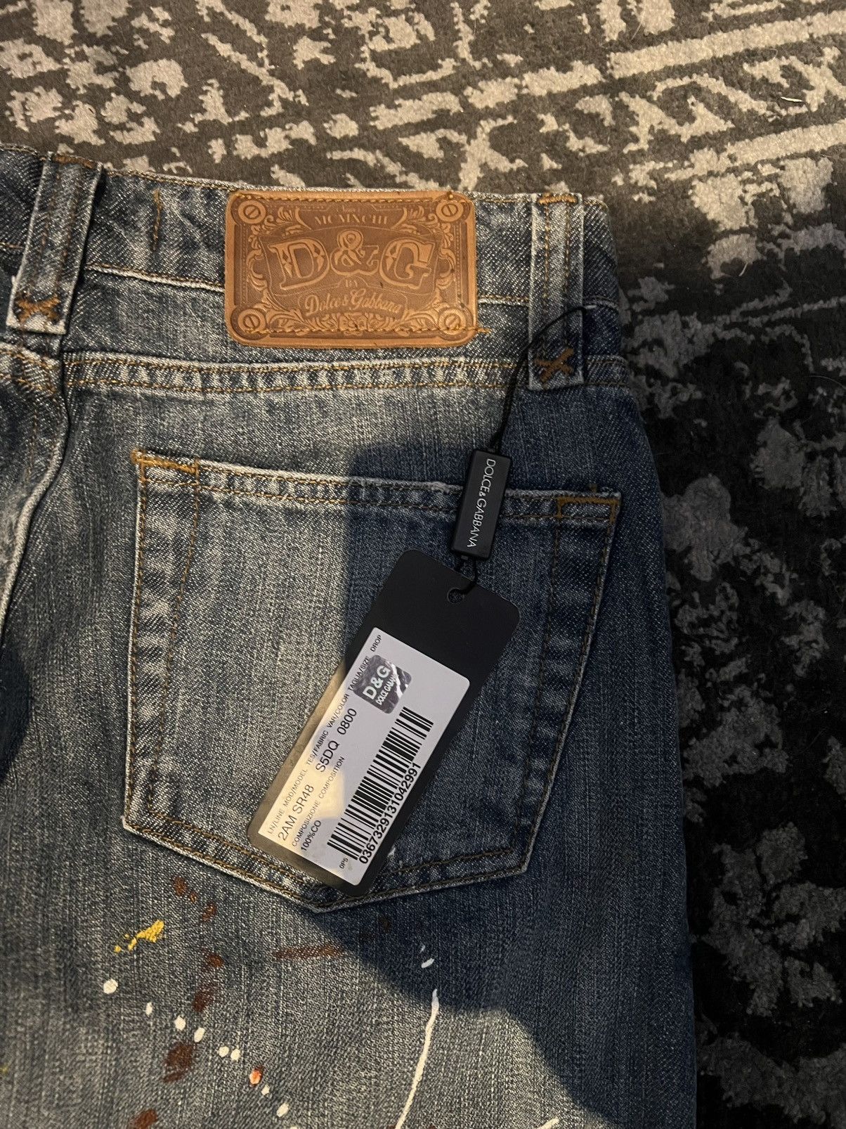 Dolce & Gabbana Dolce & Gabbana paint splatter jeans Size US 30 / EU 46 - 3 Thumbnail