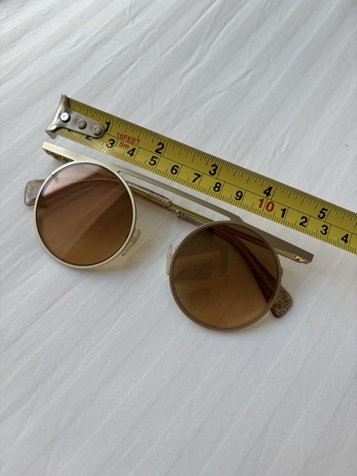 Yohji Yamamoto SS20 Gold Sunglasses Size ONE SIZE - 1 Thumbnail