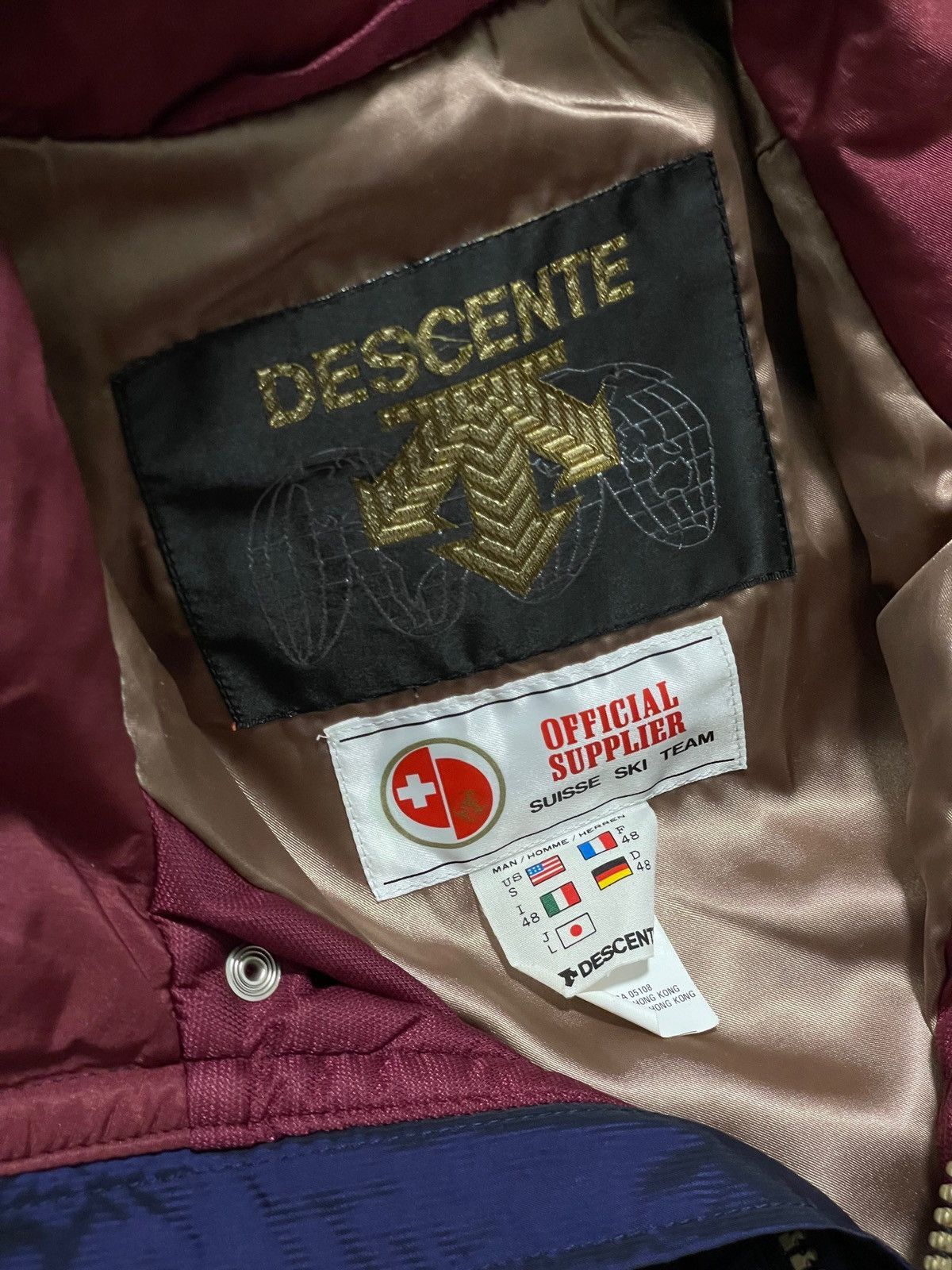 Descente Vintage Descente Suisse Switzerland Hockey Team Ski Jacket Size US M / EU 48-50 / 2 - 9 Thumbnail