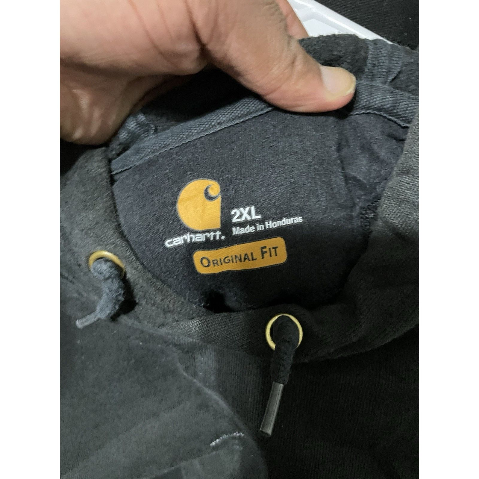 Carhartt Size 2XL-Carhartt Black Relaxed Fit Paint Splatter Hoodie Size US XXL / EU 58 / 5 - 3 Thumbnail
