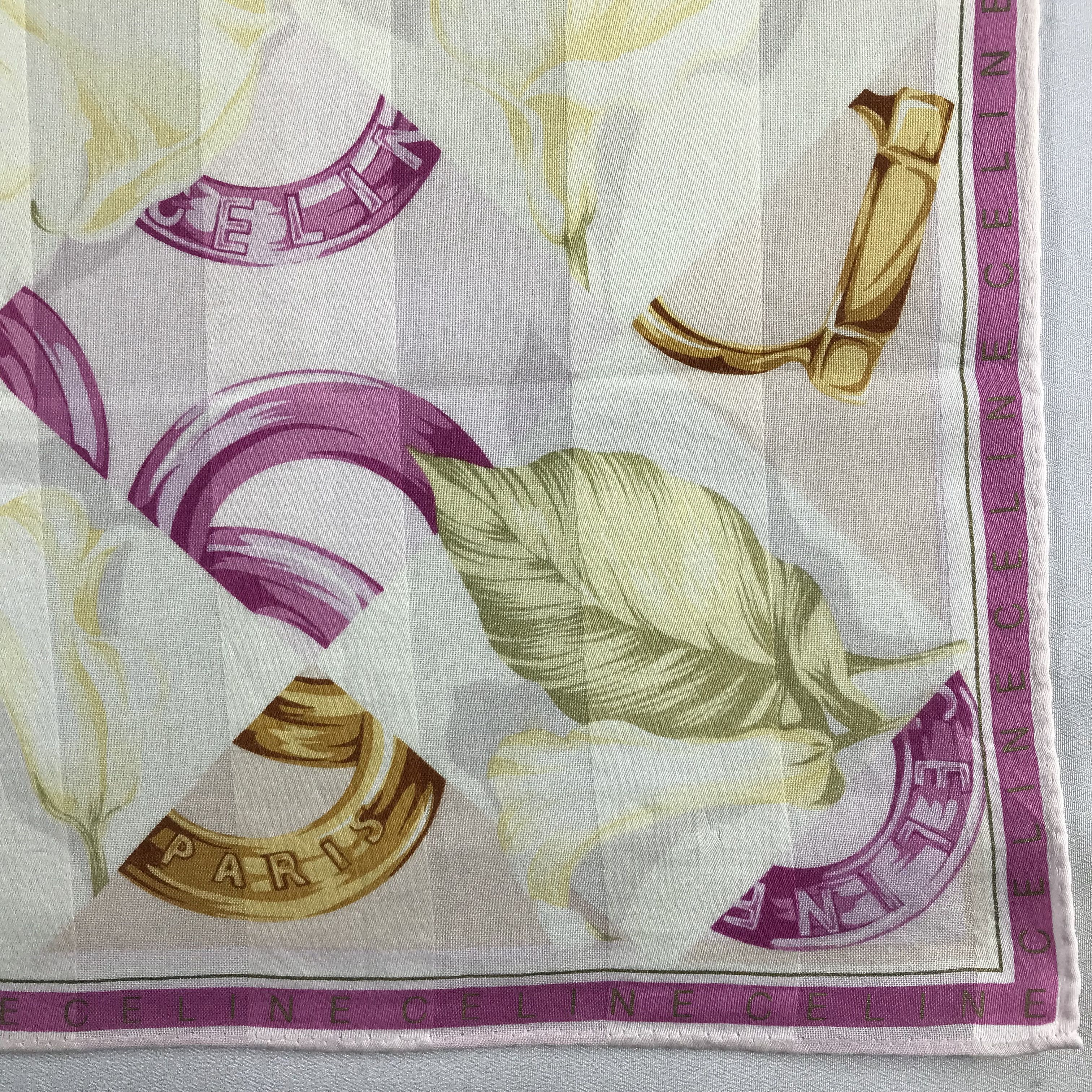 Celine Celine Handkerchief / Bandana / Neckerchief C576 Size ONE SIZE - 5 Thumbnail