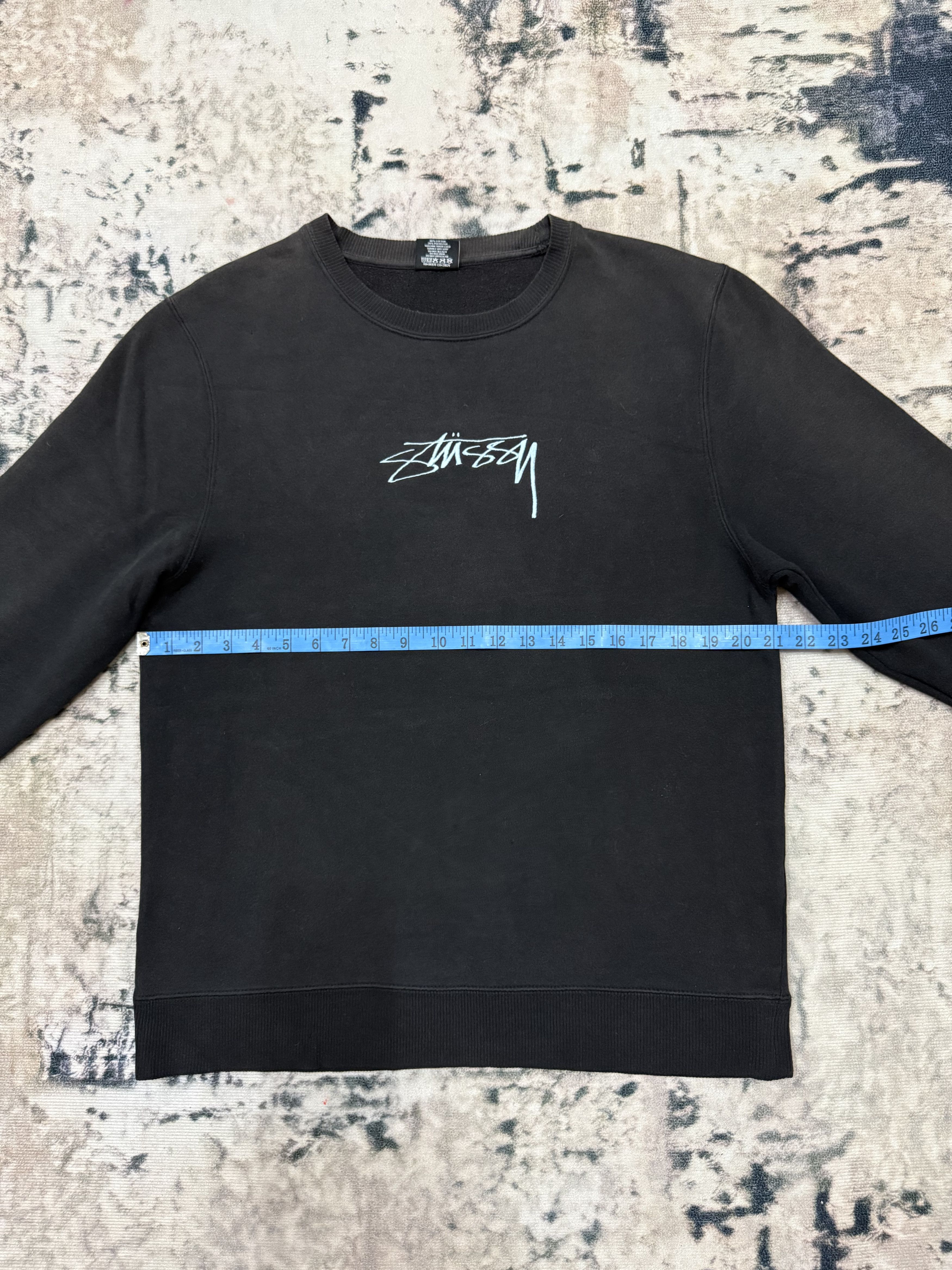 Japanese Brand × Stussy Stussy Embroidered Center Logo Sweatshirt Size US M / EU 48-50 / 2 - 13 Thumbnail