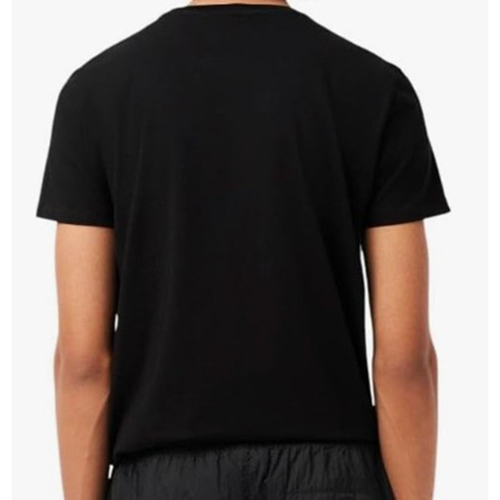 Lacoste Lacoste Men's Cotton Pima Jersey T-Shirt Black Medium Size US M / EU 48-50 / 2 - 3 Thumbnail