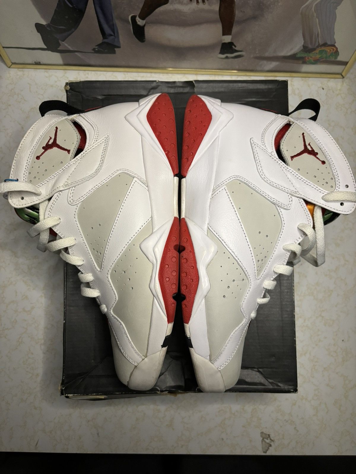 Jordan Brand Air Jordan 7 Retro 2015 Hare 2015 Size US 9.5 / EU 42-43 - 4 Thumbnail