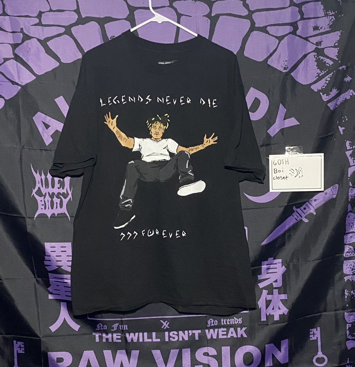 999 Club Juice WRLD Legends never die tee Size US XXL / EU 58 / 5 - 1 Thumbnail