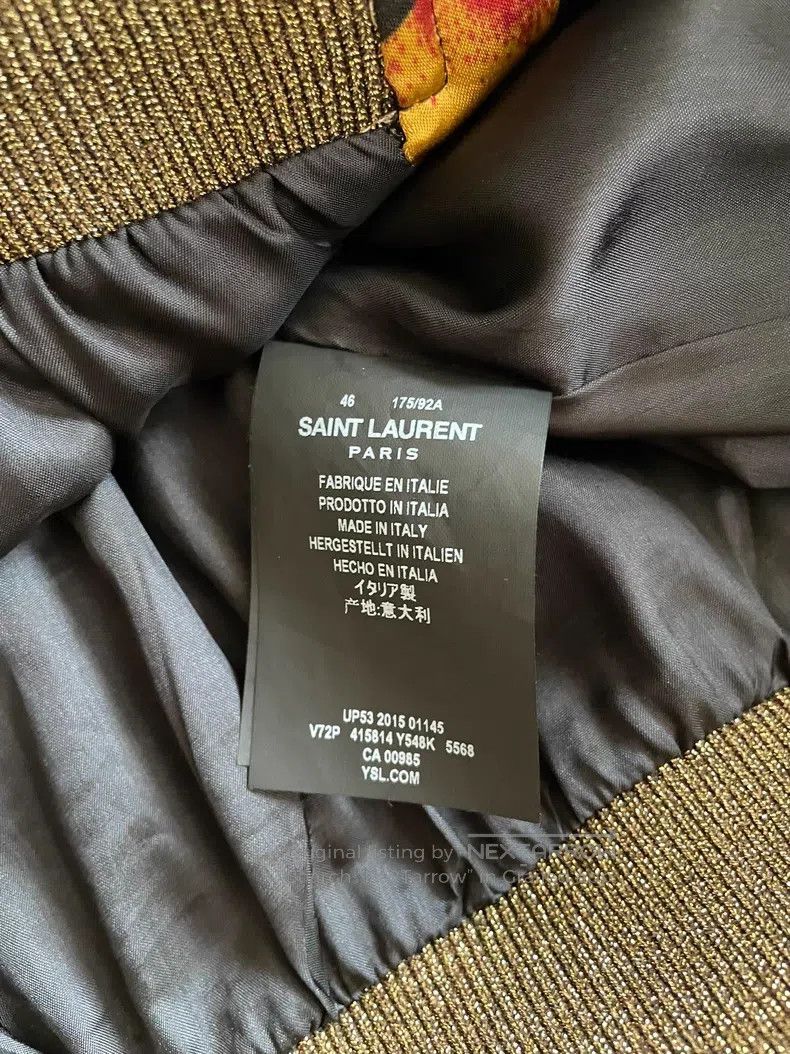 Saint Laurent Paris Saint Laurent Paris Palm Scale Jacket Size US S / EU 44-46 / 1 - 7 Thumbnail