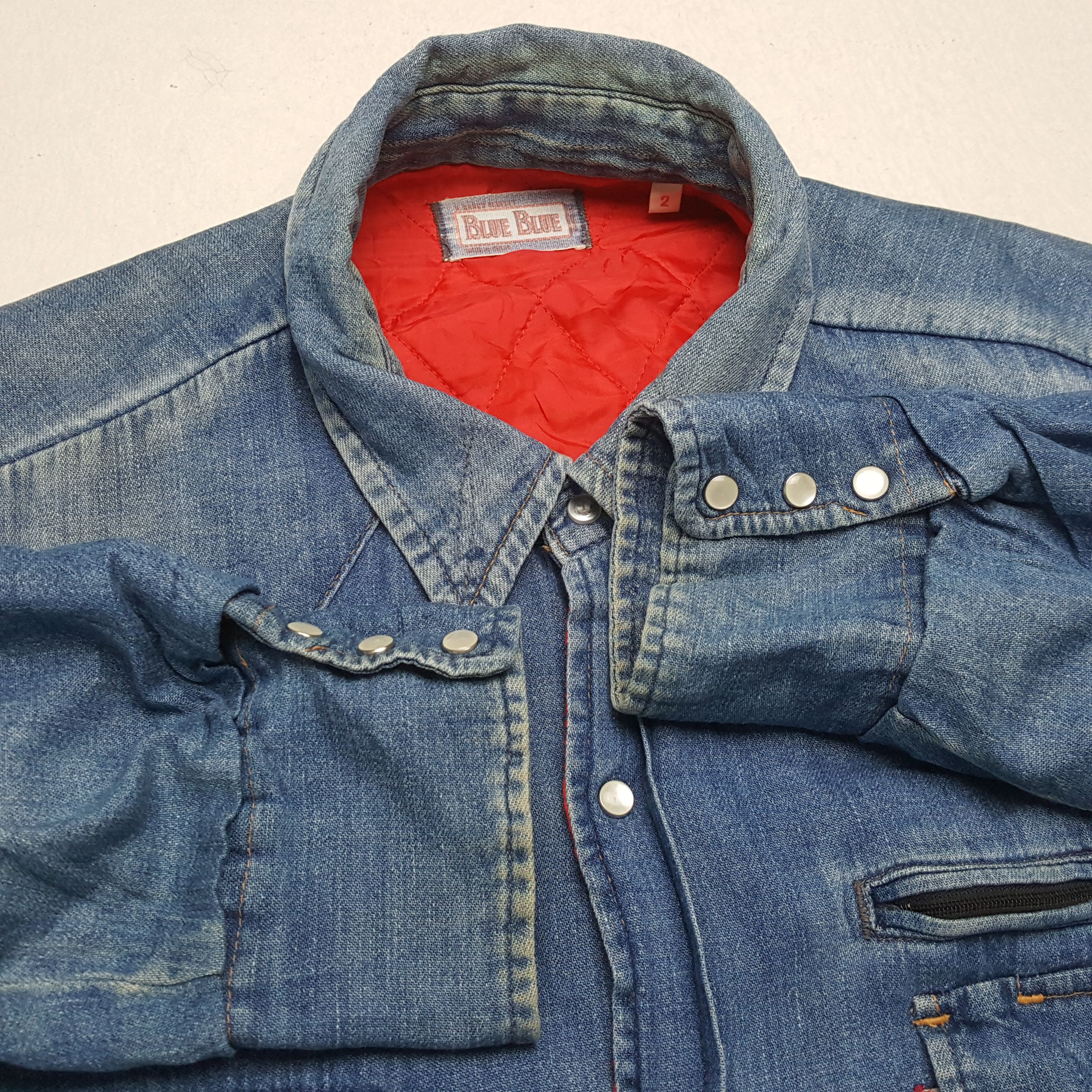 Blue Blue Japan × Japanese Brand × Vintage BLUE BLUE Japanese Fashion Style Shirt Size US M / EU 48-50 / 2 - 8 Thumbnail