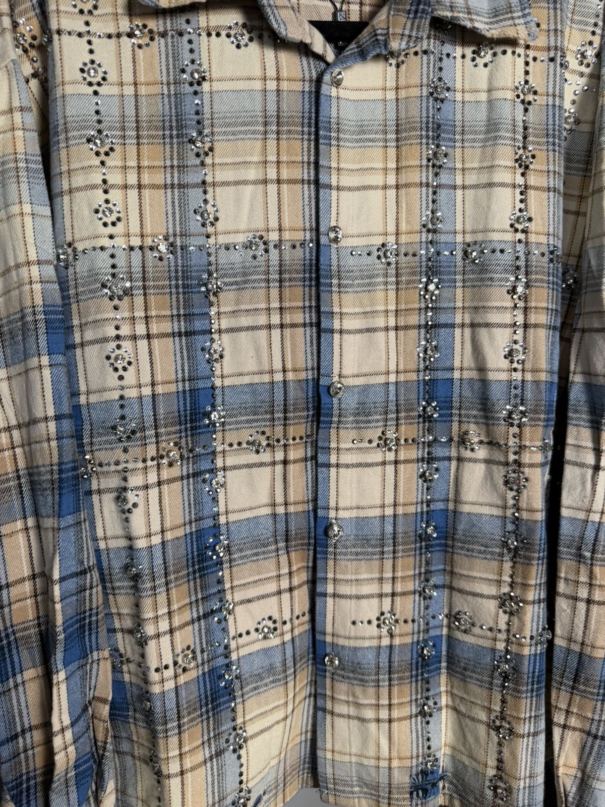 Vale Vale Forever Skyfall Flannel 'Cream/Blue’ Size US XXL / EU 58 / 5 - 2 Thumbnail