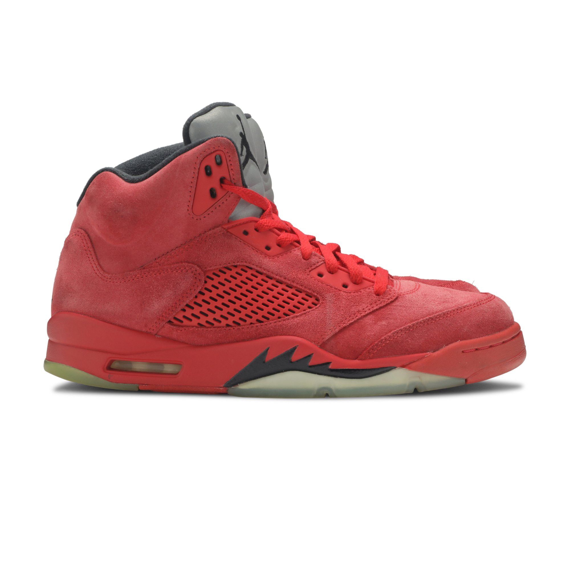 Jordan 5 retro red suede sales
