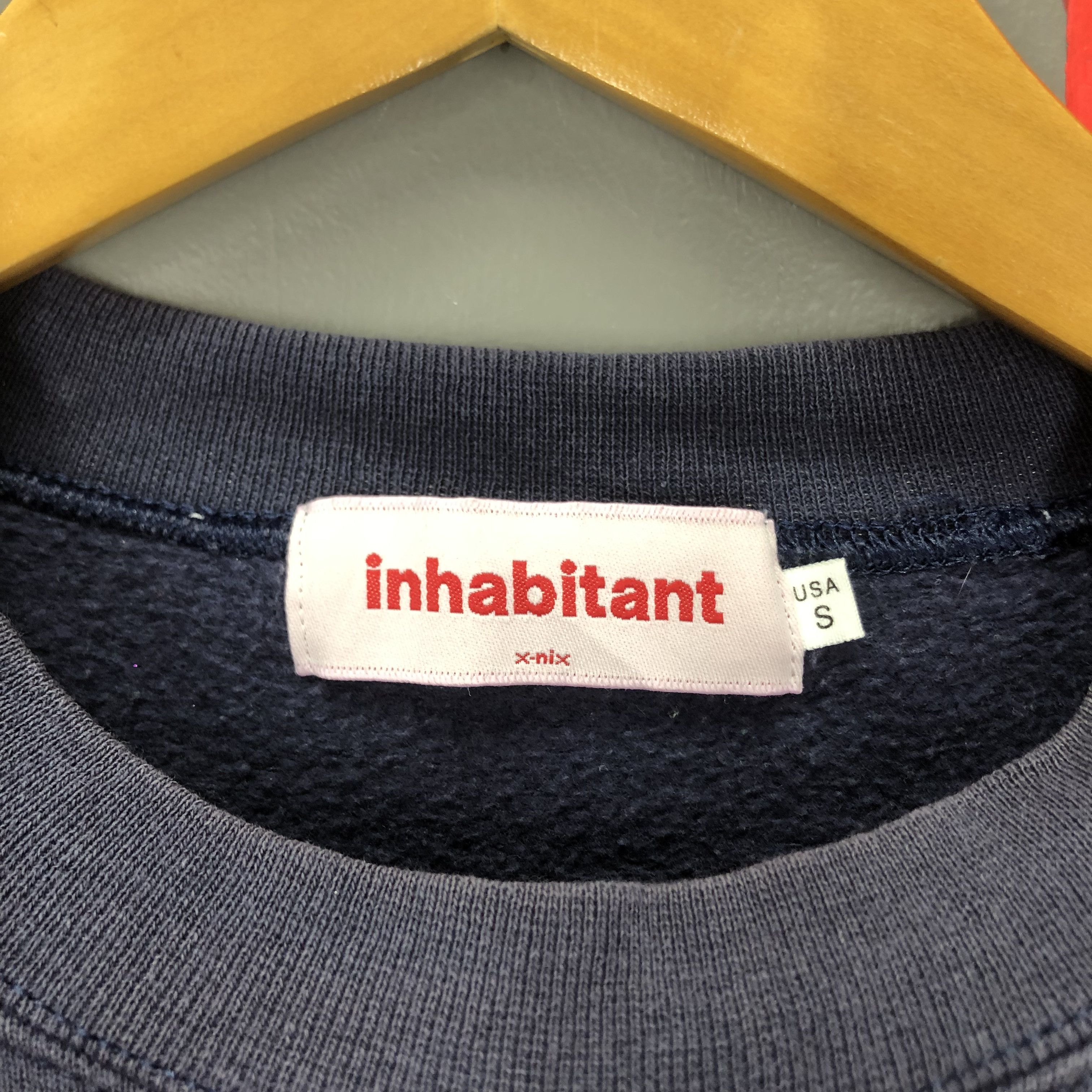 INHABIT INHABITANT Made In Japan Crew Neck Sweatshirt #1636/03 Size US S / EU 44-46 / 1 - 4 Thumbnail