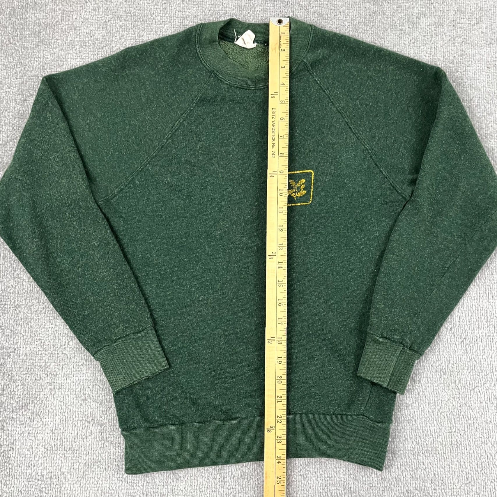 Vintage VTG The National Trust Sweatshirt Shirt Womens Small Green Crew Pullover Knit Cotton 90s Vintage UK Made Mens Womens Boys Girls Size S / US 4 / IT 40 - 4 Thumbnail