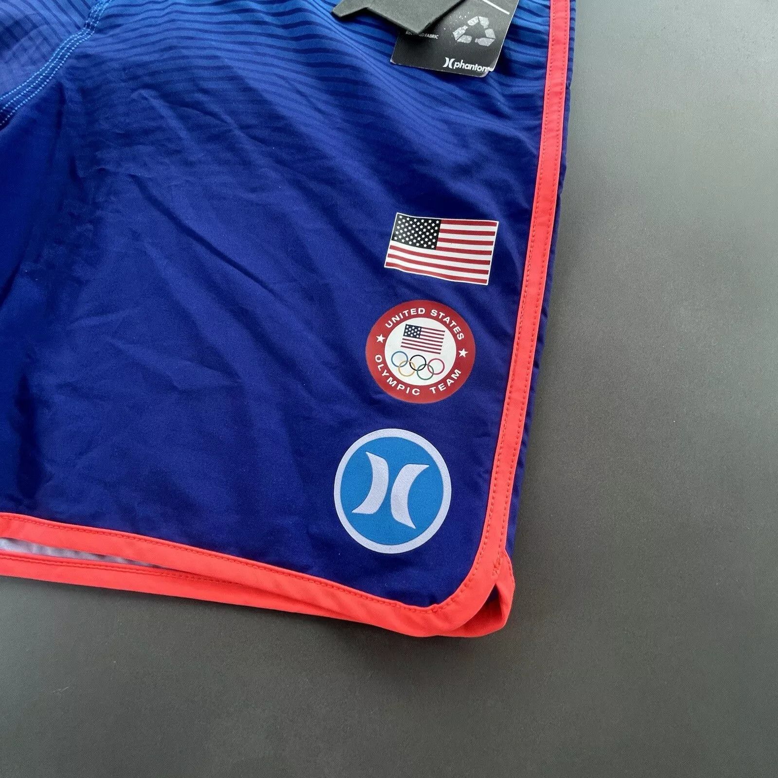 Hurley Hurley Phantom Block Party Team USA Blue Stretch Size US 34 / EU 50 - 8 Thumbnail