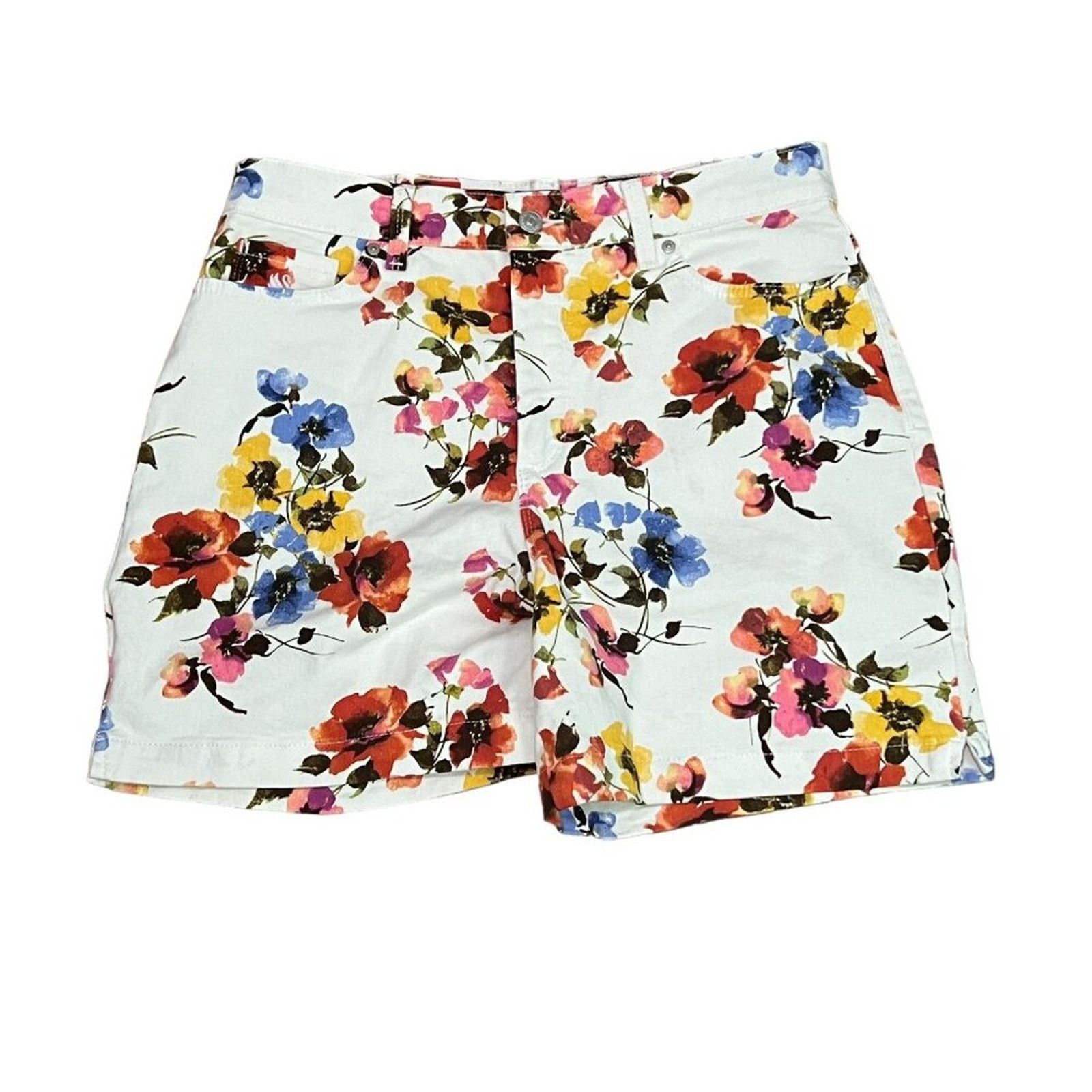 Gloria Vanderbilt Gloria Vanderbilt Amanda Basic Jean Short Vintage White Size 34" / US 12 / IT 48 - 1 Thumbnail