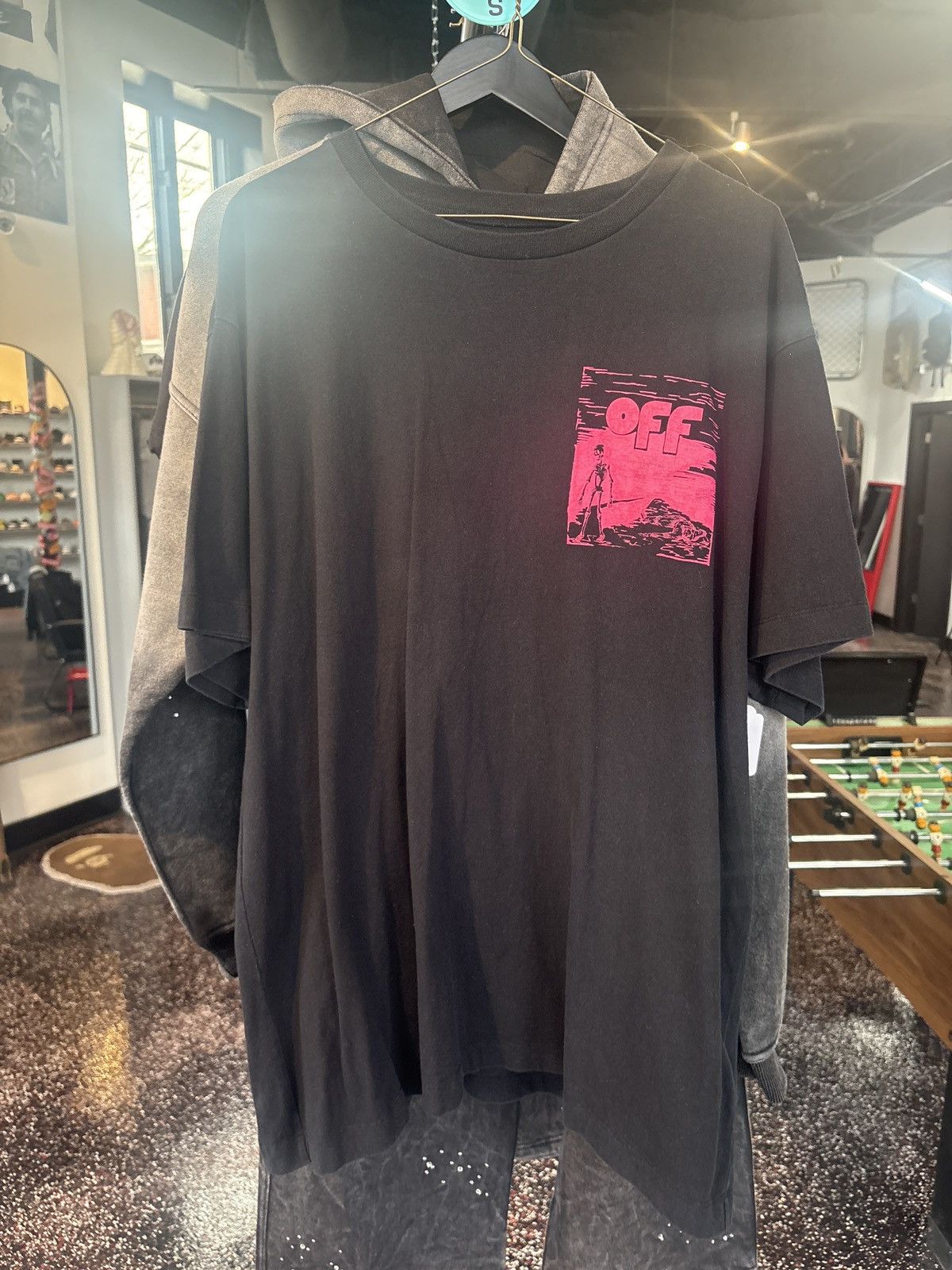 Off-White Pff White Pink/Red Skeleton Tee Size US XXL / EU 58 / 5 - 1 Thumbnail