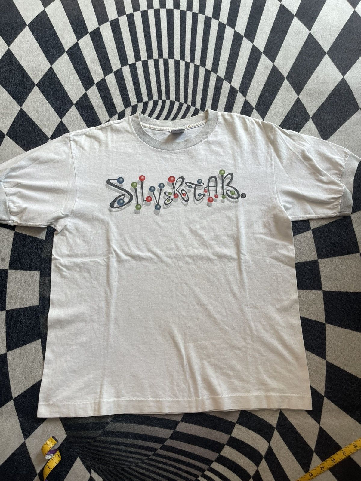 Levi's Vintage 90s Levi's SilverTab Graphic Ringer T-Shirt Size US M / EU 48-50 / 2 - 2 Thumbnail