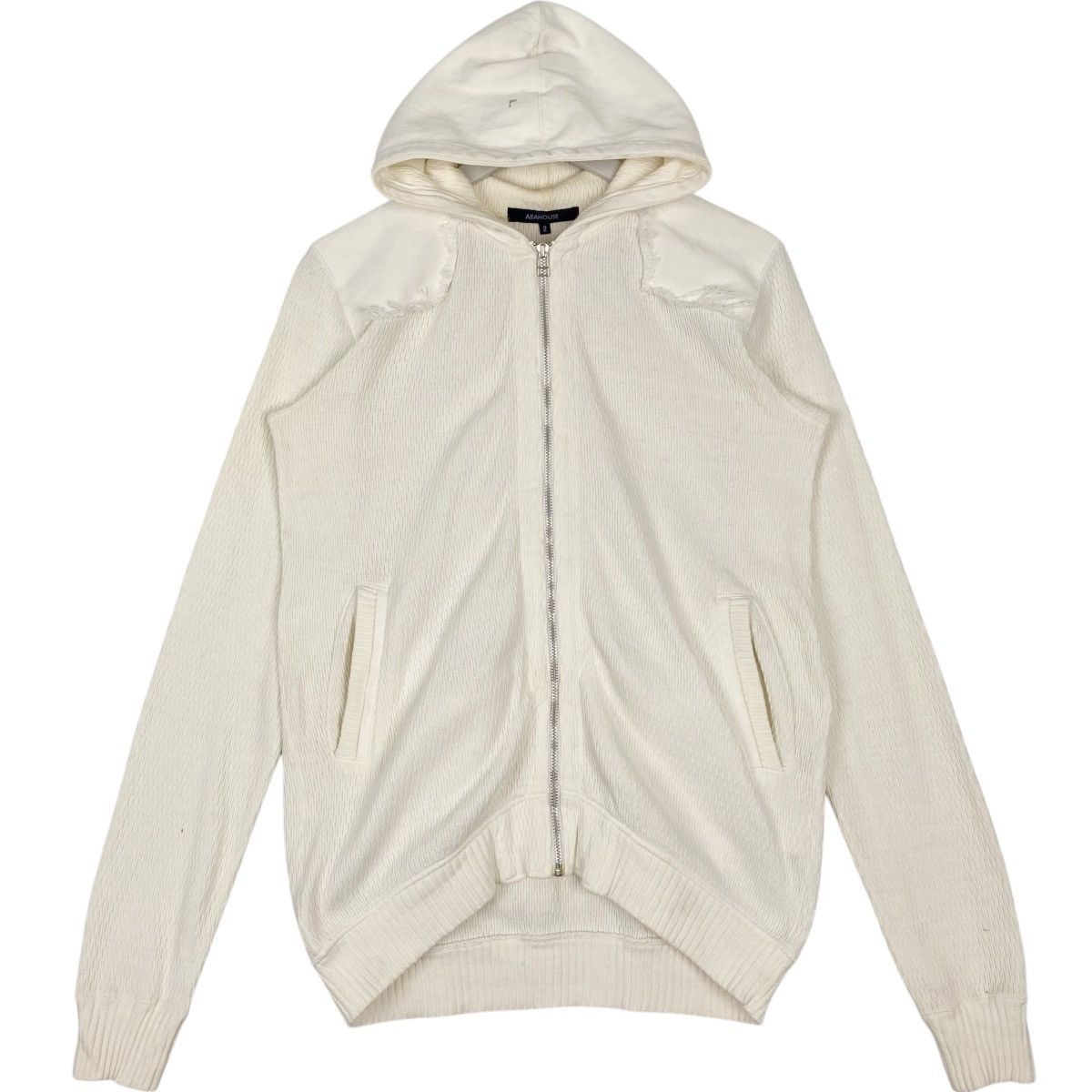 Other Vintage Abahouse Hoodie Sweater Full Zip White Size M Size US M / EU 48-50 / 2 - 1 Thumbnail