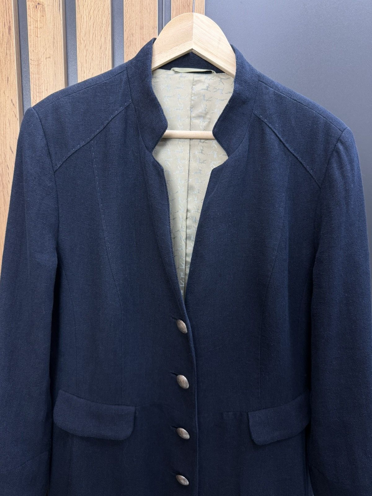 Other Habsburg Kleider Manufactur Linen Blazer Jacket Size XL / US 12-14 / IT 48-50 - 2 Thumbnail