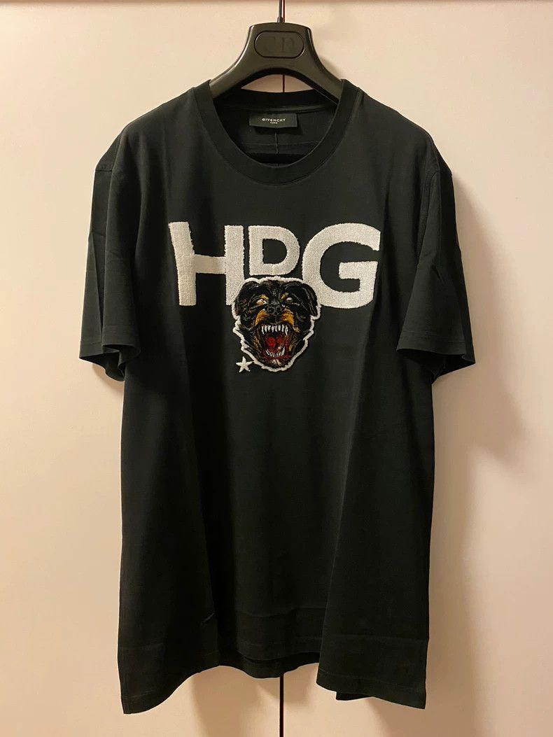Givenchy Givenchy Velvet dog head short-sleeve Size US L / EU 52-54 / 3 - 1 Thumbnail