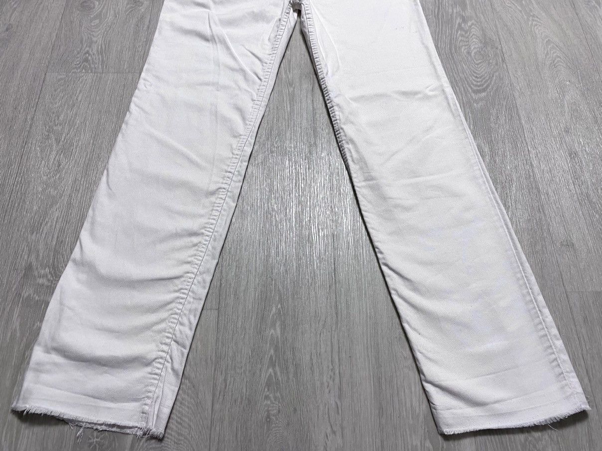 Levi's Vintage Clothing Deadstock Archival 50’s-60’s Levis White Fringed Jeans Denim Size 28" / US 6 / IT 42 - 5 Thumbnail