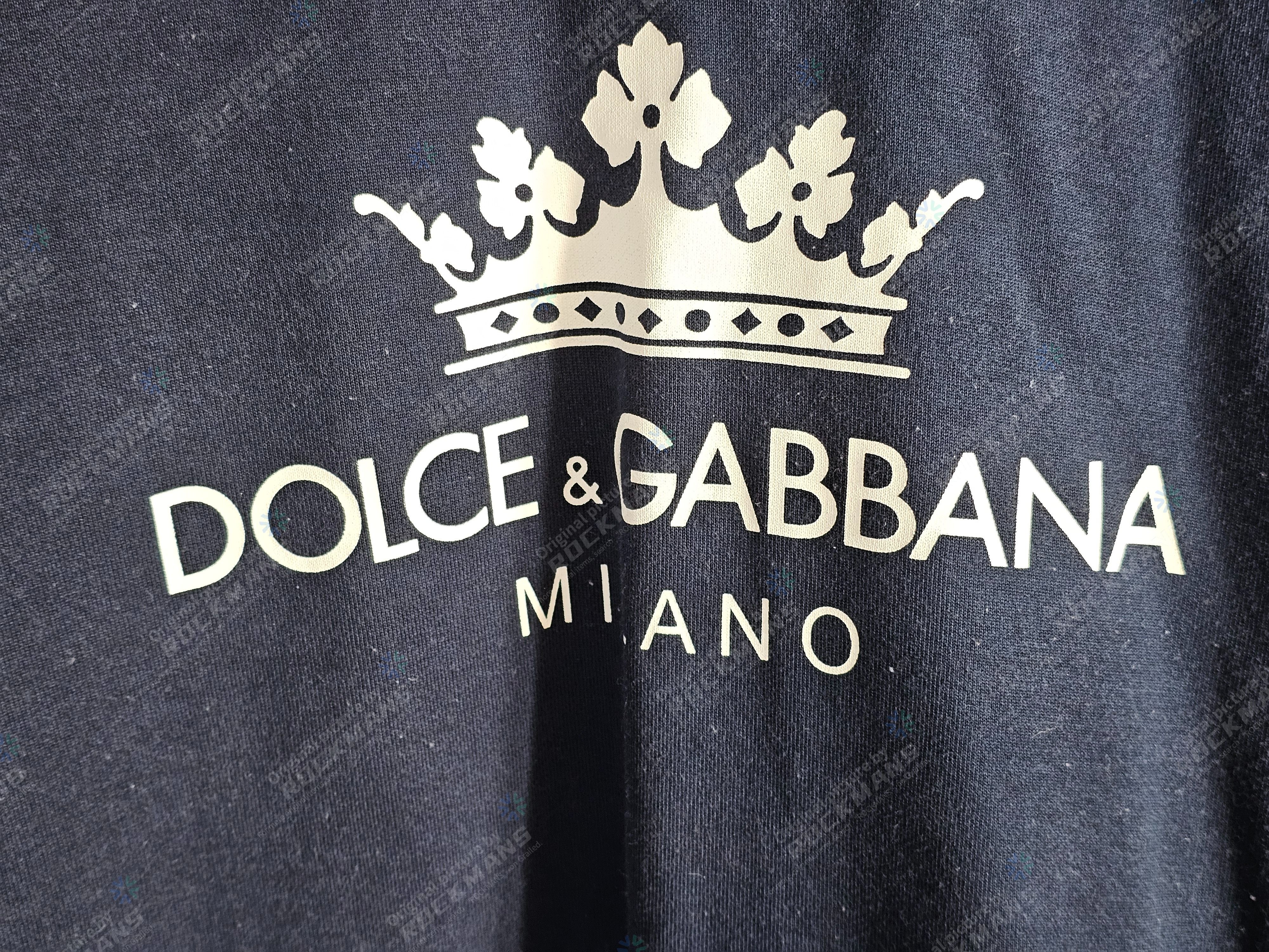 Dolce & Gabbana Dolce & Gabbana Navy Blue Oversized Sweatshirt Size 48 Size US M / EU 48-50 / 2 - 2 Thumbnail