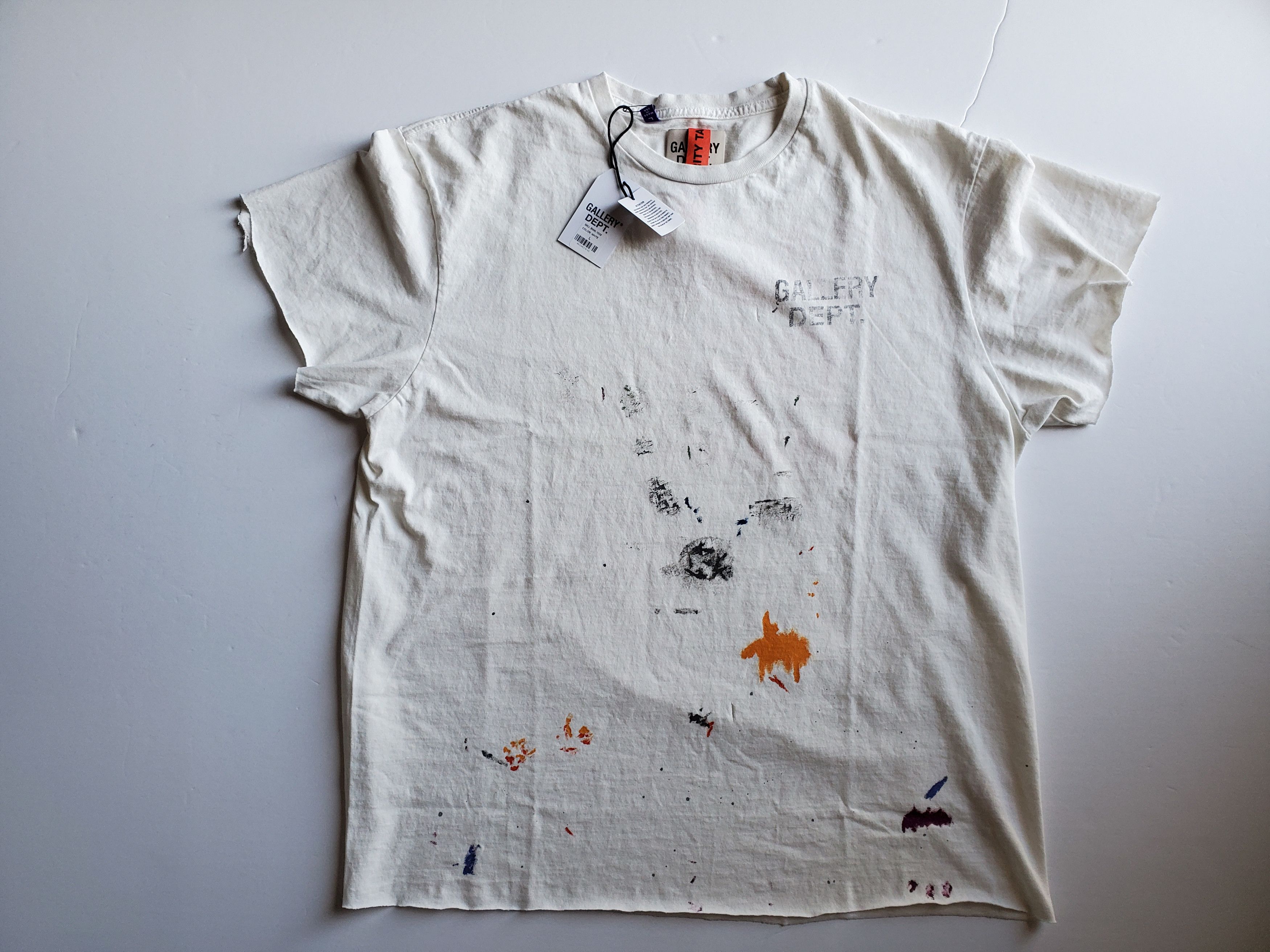 image of New Gallery Dept. Boardwalk Tee T-Shirt Tee Retail $450 in White, Men's (Size Large)